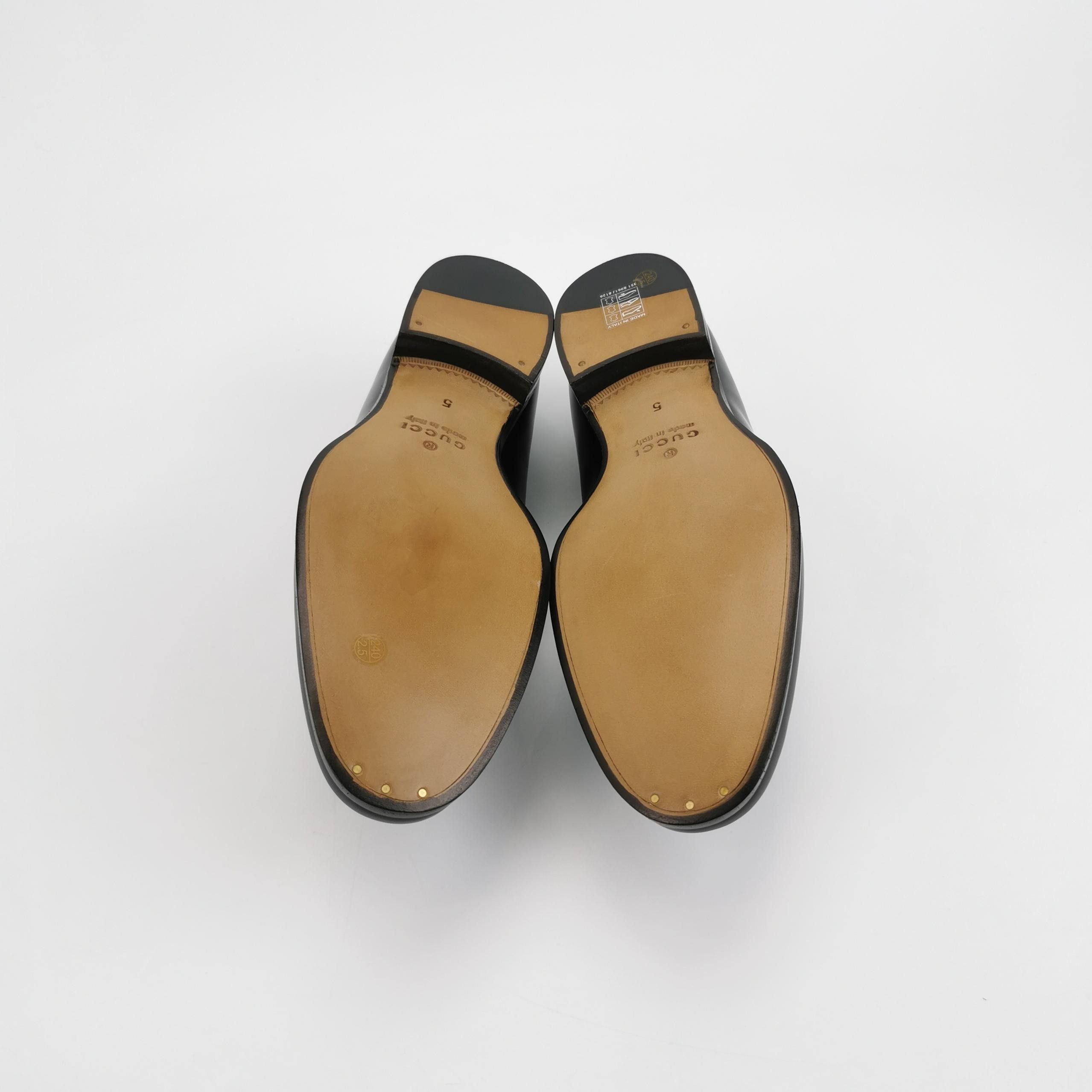 Gucci Gucci Leather Horsebit Loafers EU 39 Size US 6 / EU 39 - 6 Thumbnail