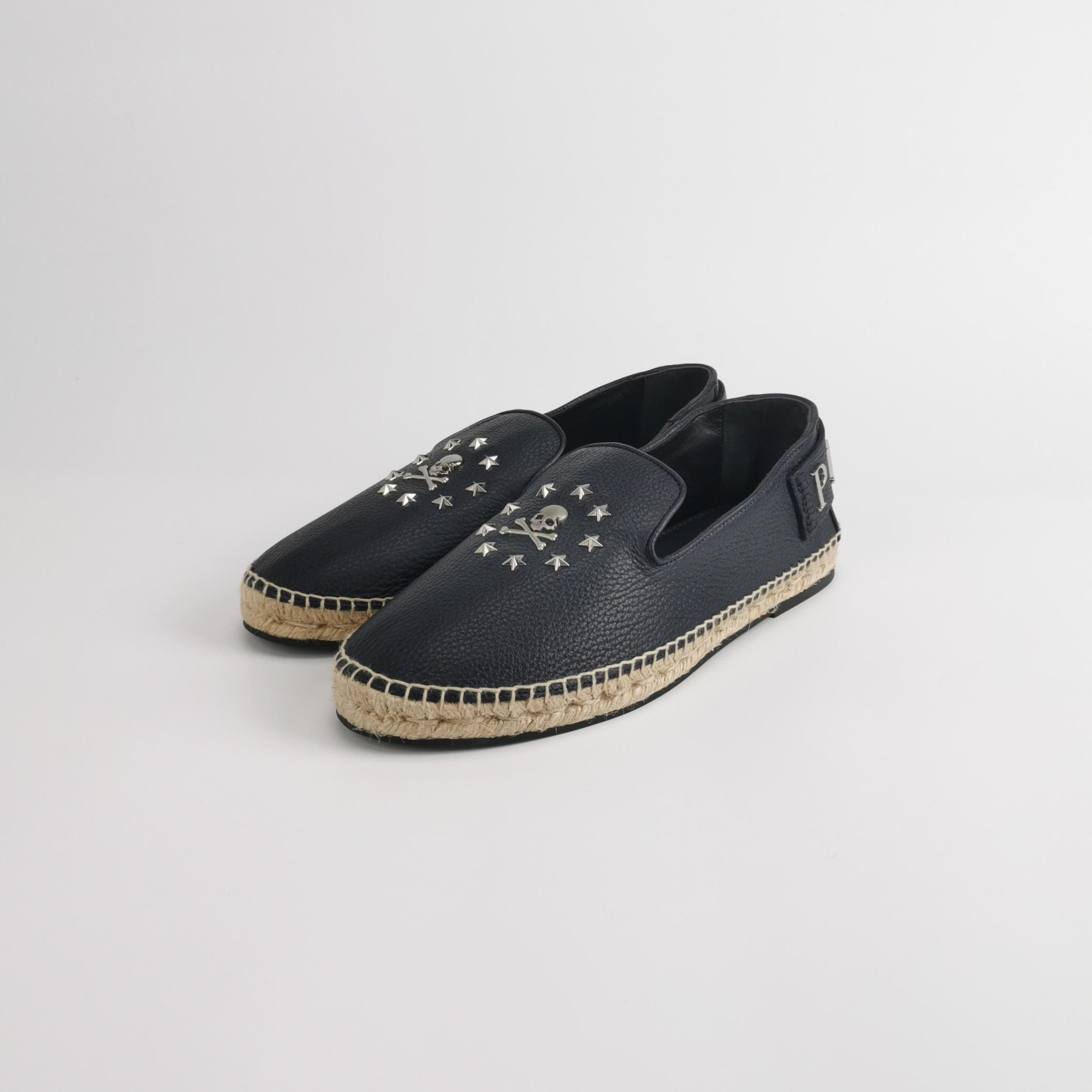 Philipp Plein Philipp Plein Studded Leather Skull Espadrilles Size 43 Size US 10 / EU 43 - 3 Thumbnail