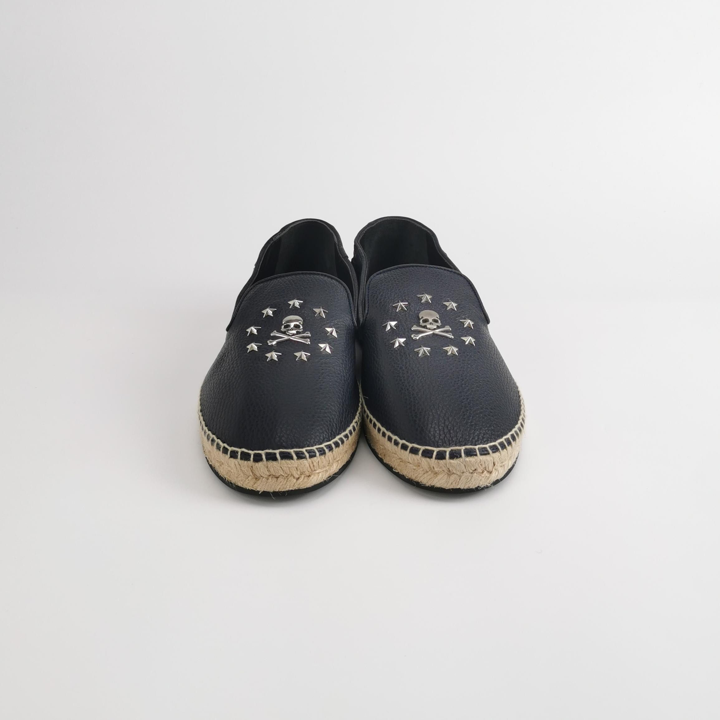 Philipp Plein Philipp Plein Studded Leather Skull Espadrilles Size 43 Size US 10 / EU 43 - 4 Thumbnail