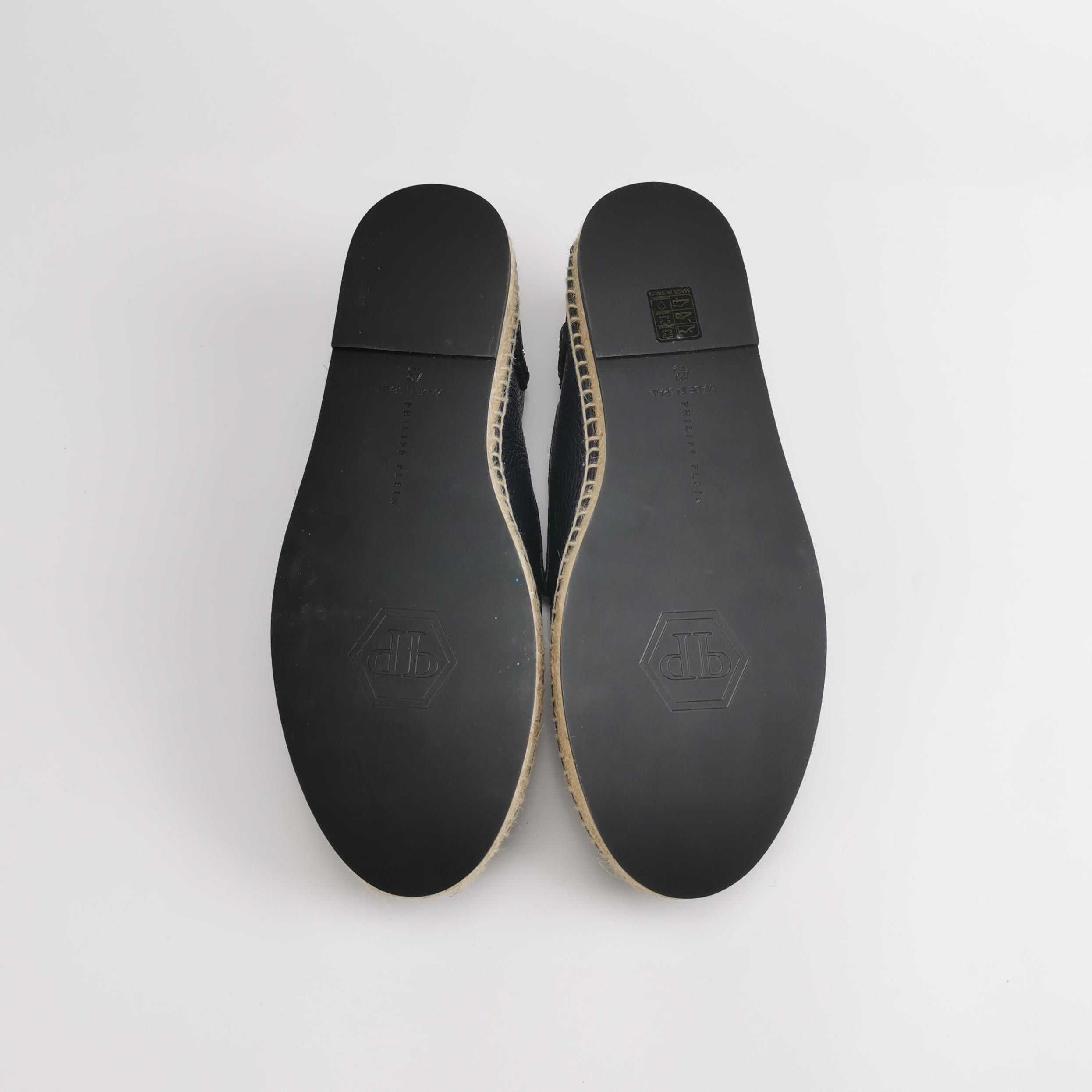 Philipp Plein Philipp Plein Studded Leather Skull Espadrilles Size 43 Size US 10 / EU 43 - 6 Thumbnail