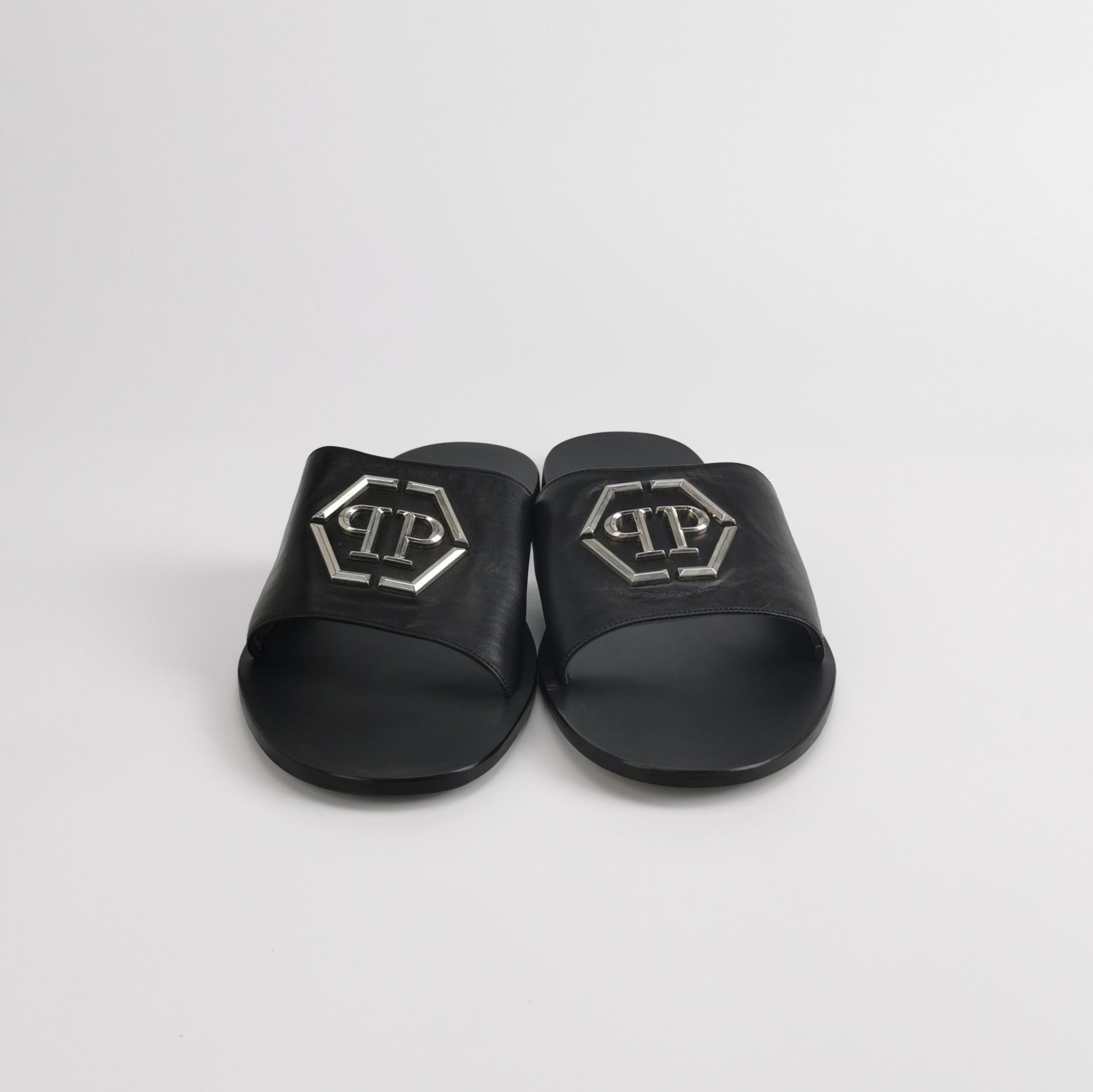 Philipp Plein Philipp Plein Logo Leather Sandals 41 Size US 8 / EU 41 - 4 Thumbnail