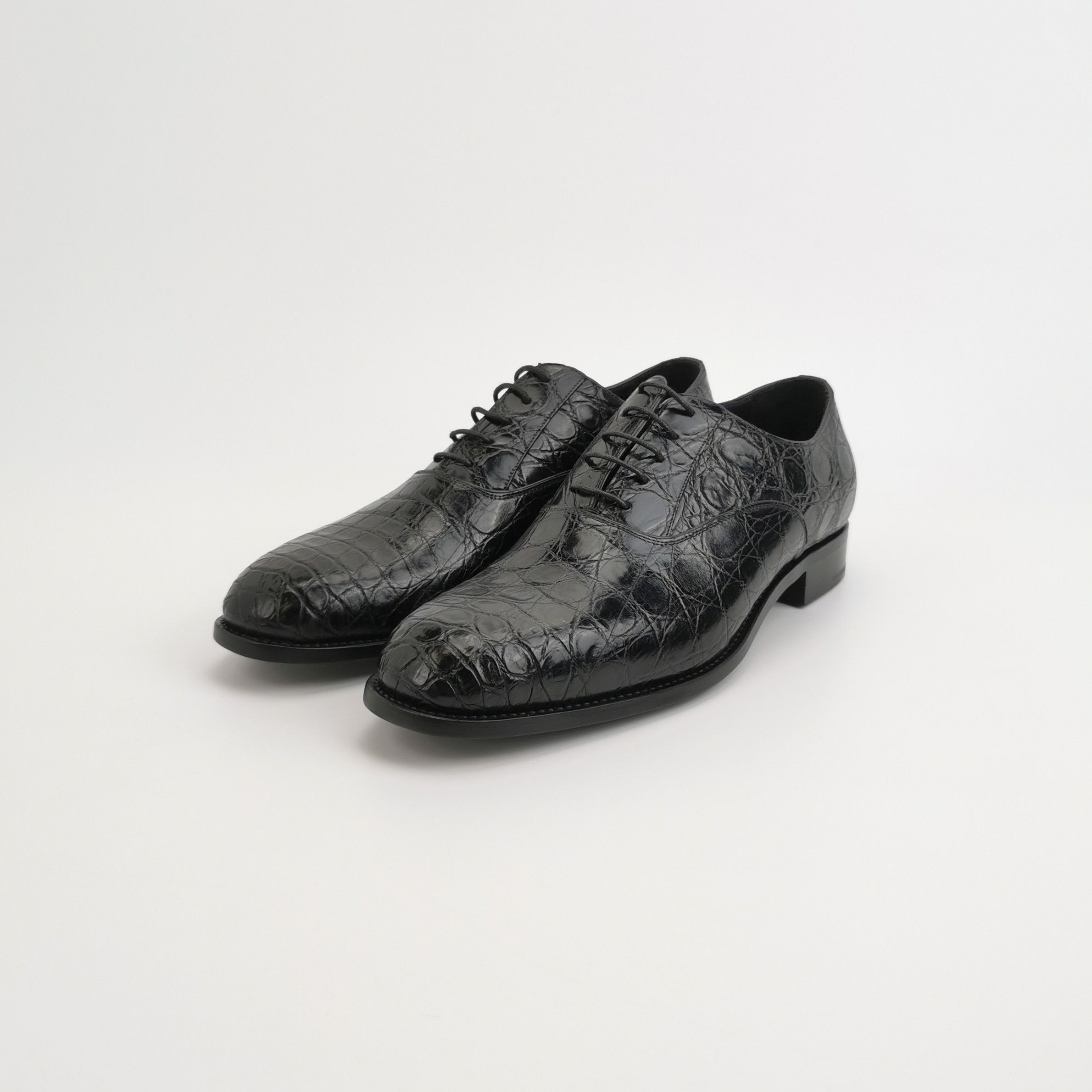 Prada Prada Crocodile Leather Lace-Up Shoes 7.5 Size US 8 / EU 41 - 3 Thumbnail