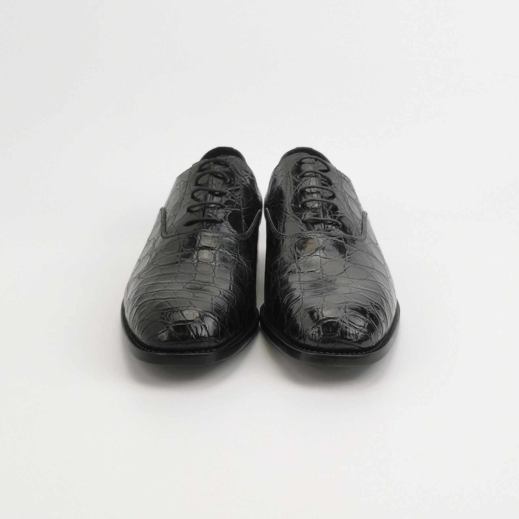 Prada Prada Crocodile Leather Lace-Up Shoes 7.5 Size US 8 / EU 41 - 4 Thumbnail