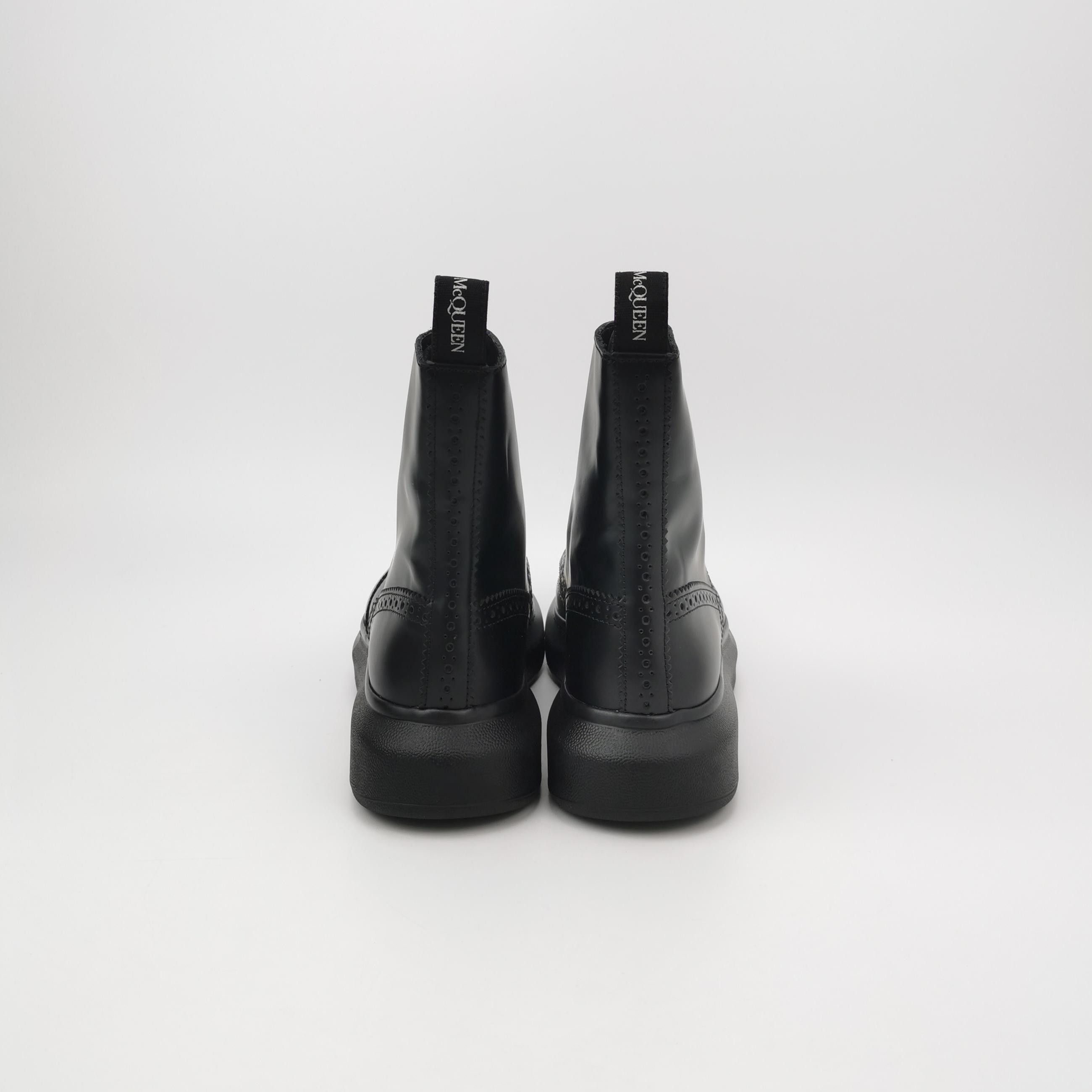 Alexander McQueen Alexander McQueen Hybrid Leather Brogue Boots 40 Size US 7 / EU 40 - 5 Thumbnail