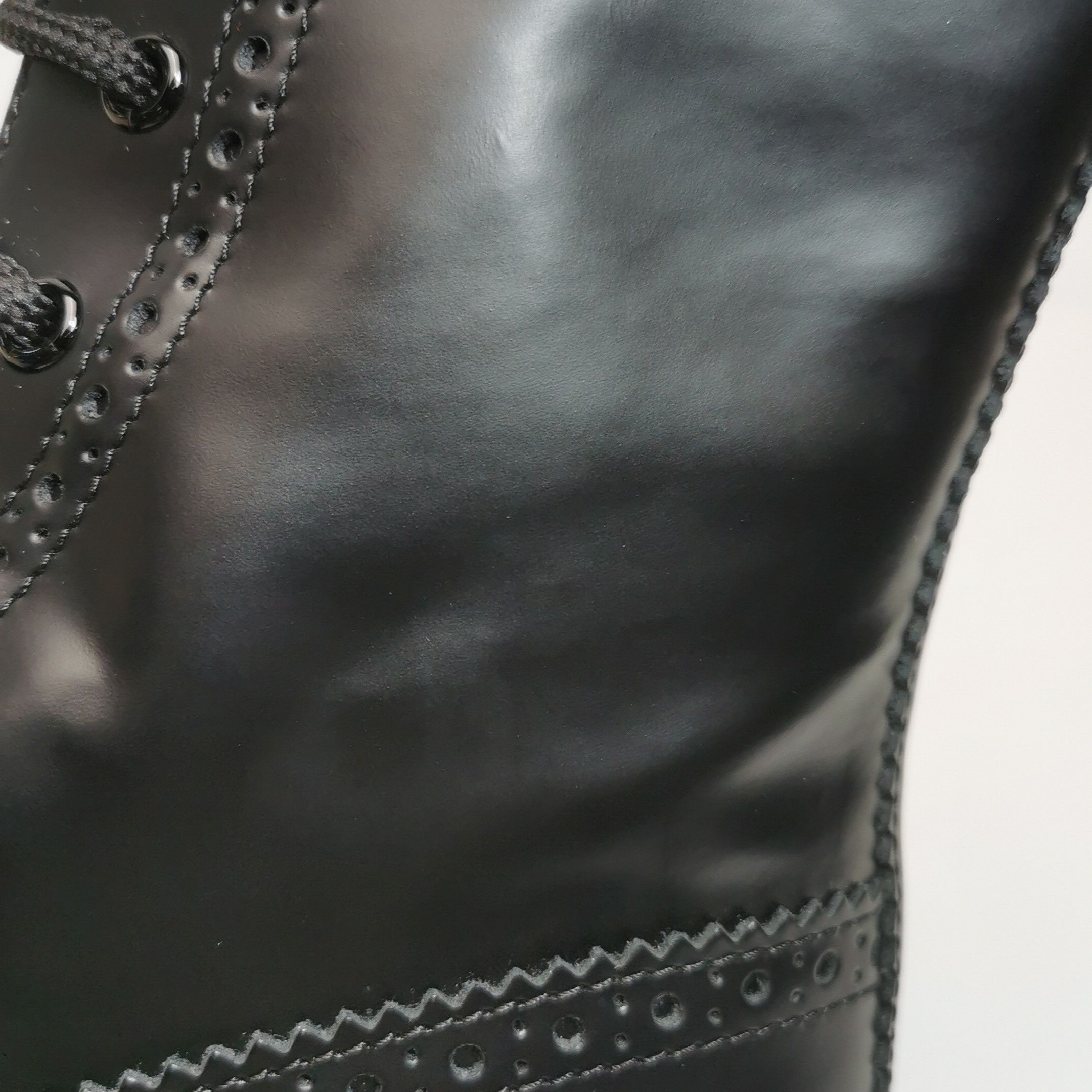 Alexander McQueen Alexander McQueen Hybrid Leather Brogue Boots 40 Size US 7 / EU 40 - 12 Thumbnail