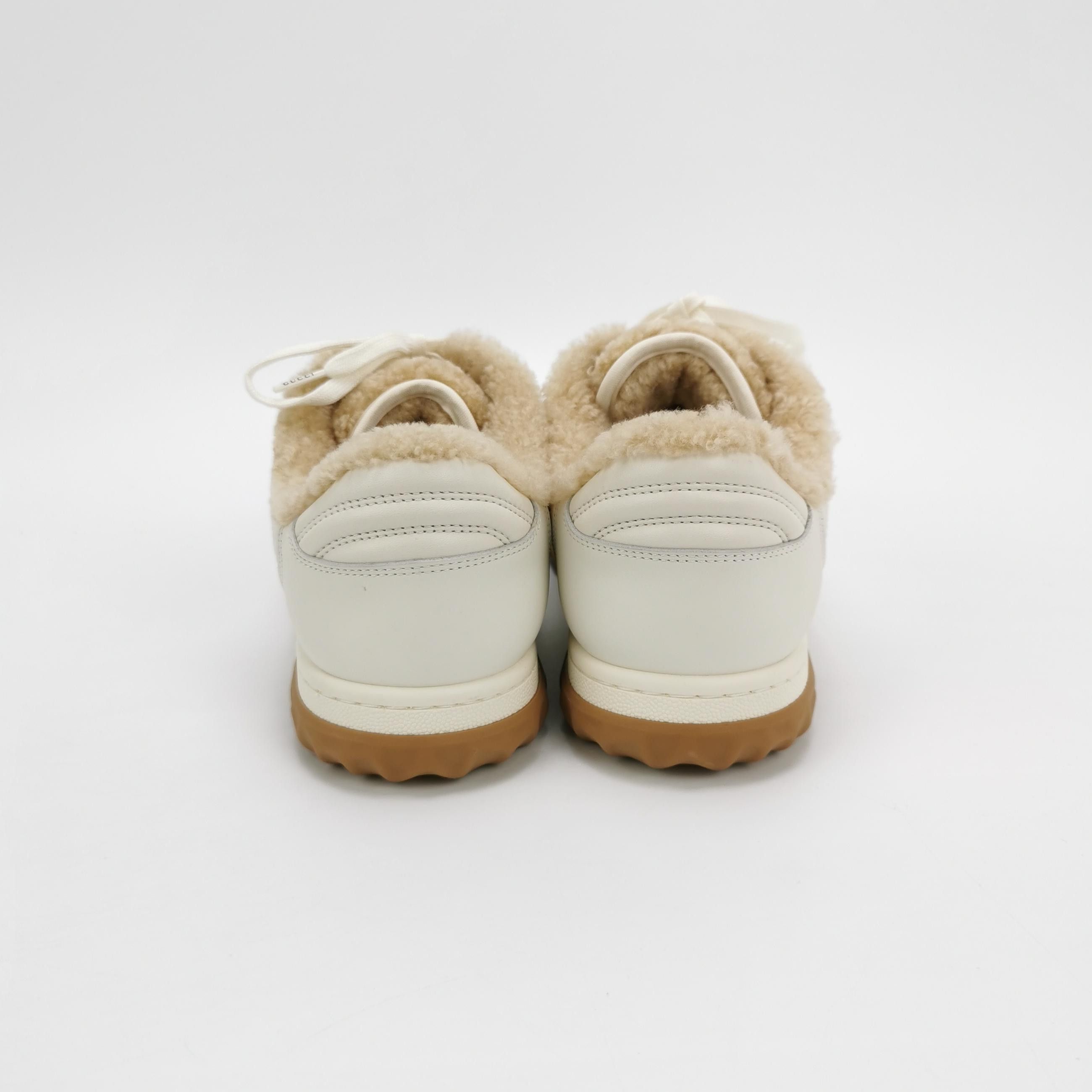 Gucci Gucci Shearling-Trim MAC80 Sneakers Size 41.5 Size US 8 / EU 41 - 5 Thumbnail