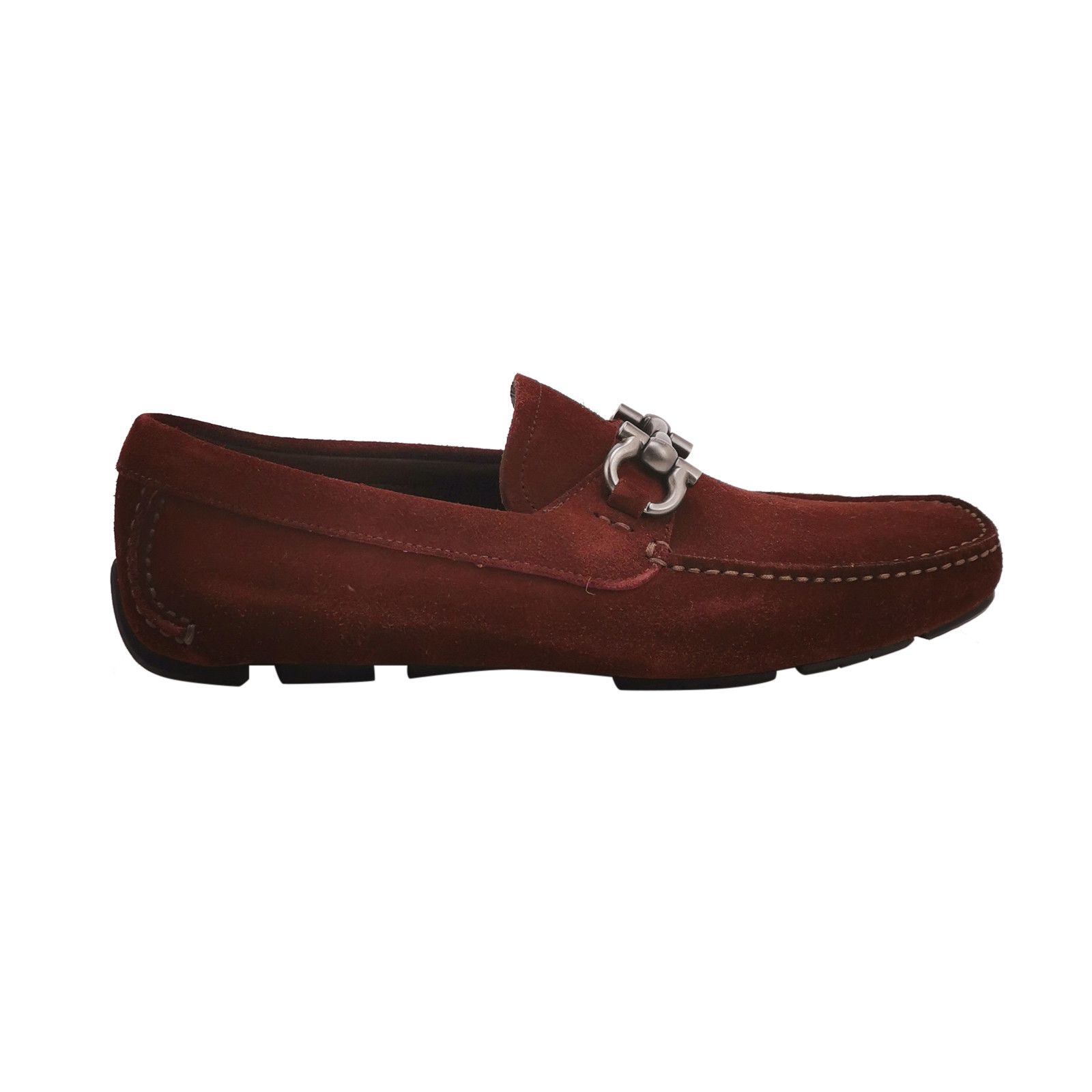 Salvatore Ferragamo Salvatore Ferragamo Suede Gancini Loafers 39.5 Size US 6 / EU 39 - 2 Thumbnail