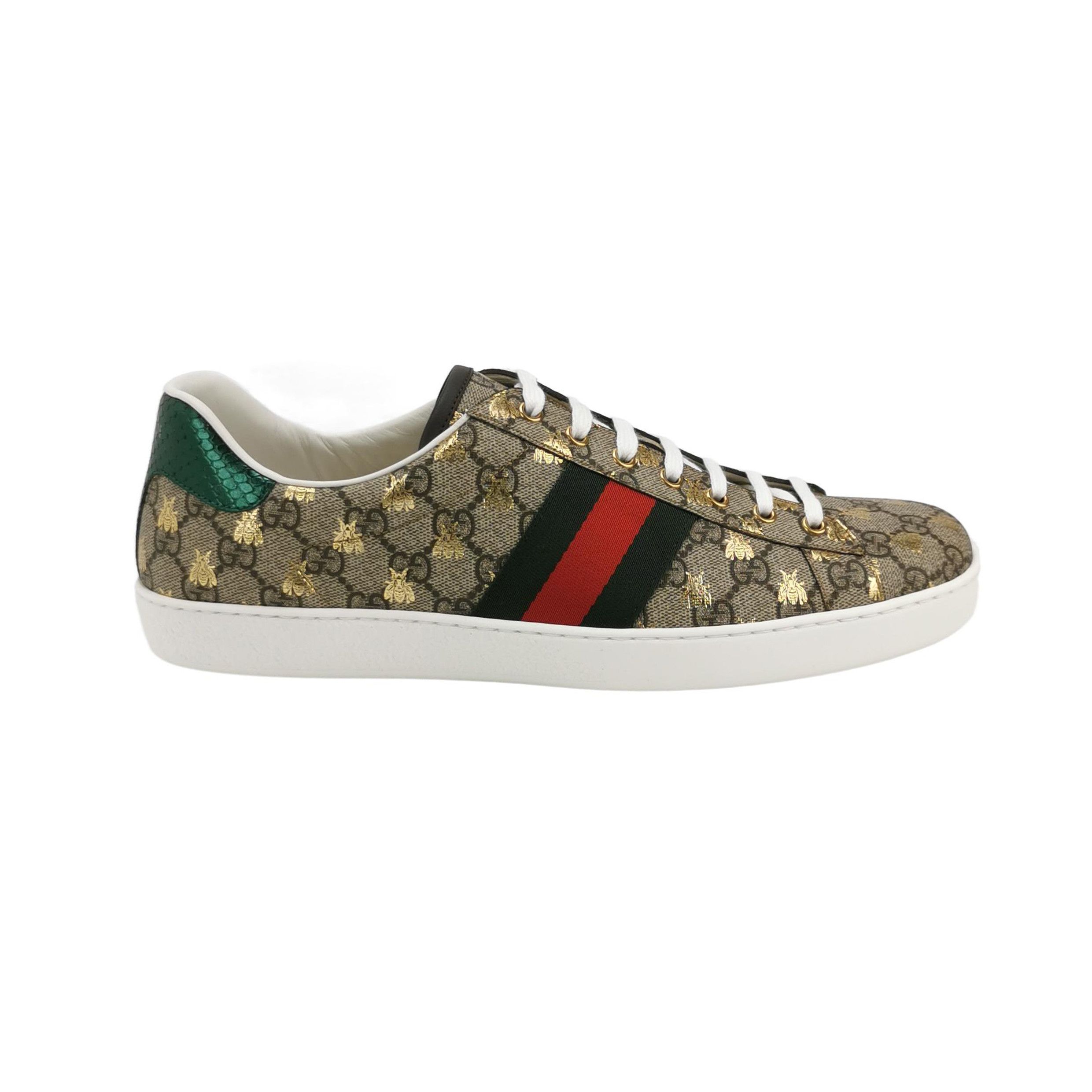 Gucci Gucci GG Supreme Bee Ace Sneakers 47 Size US 14 / EU 47 - 2 Thumbnail