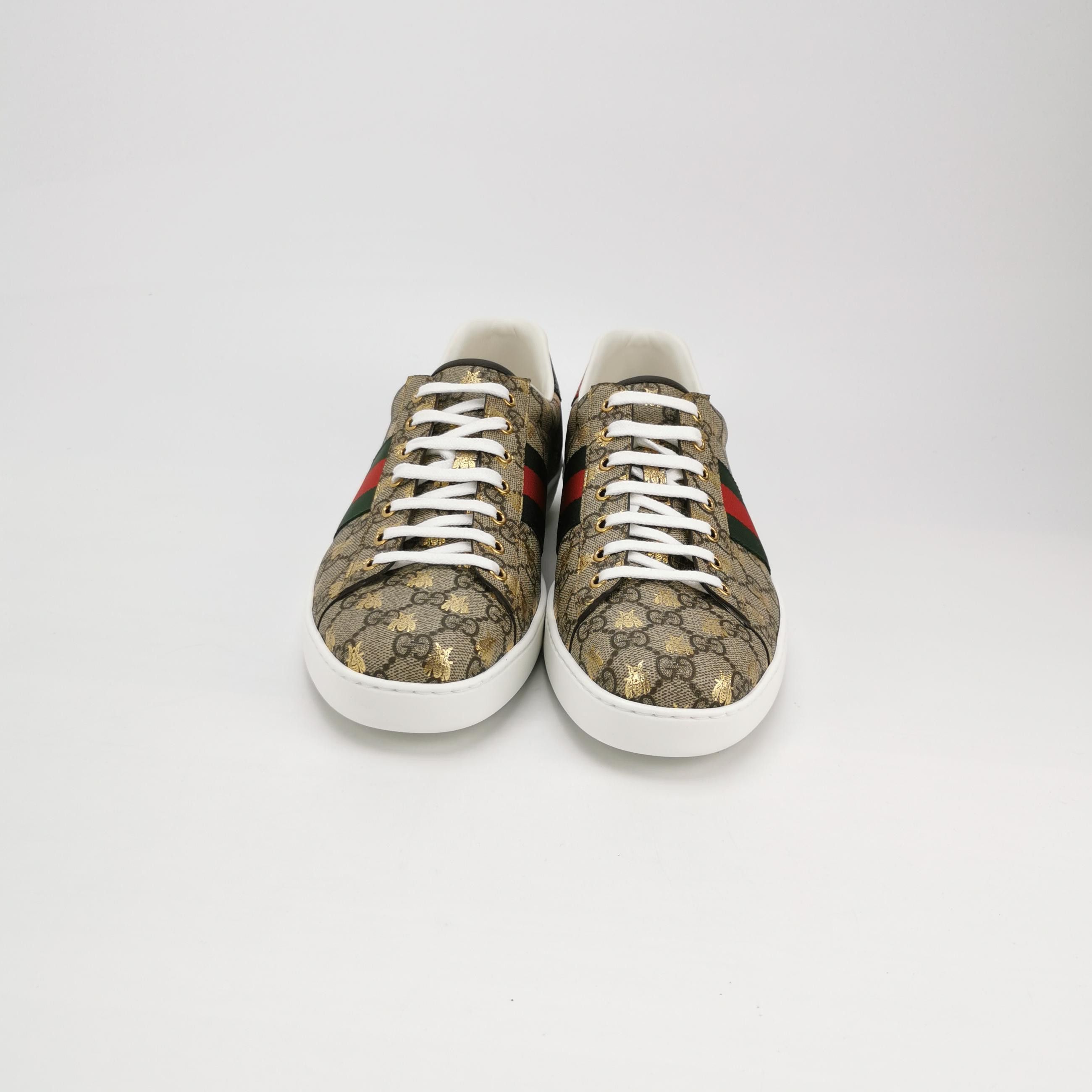 Gucci Gucci Bee GG Supreme Ace Sneakers 14 Size US 14 / EU 47 - 4 Thumbnail