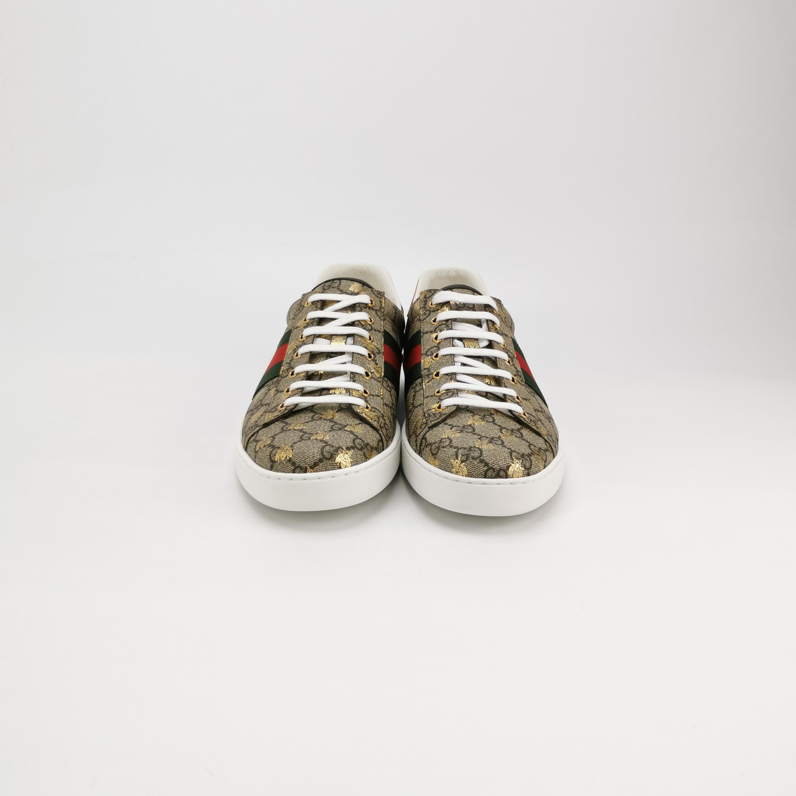 Gucci Gucci Bee Motif Ace Sneakers 47 Size US 14 / EU 47 - 4 Thumbnail
