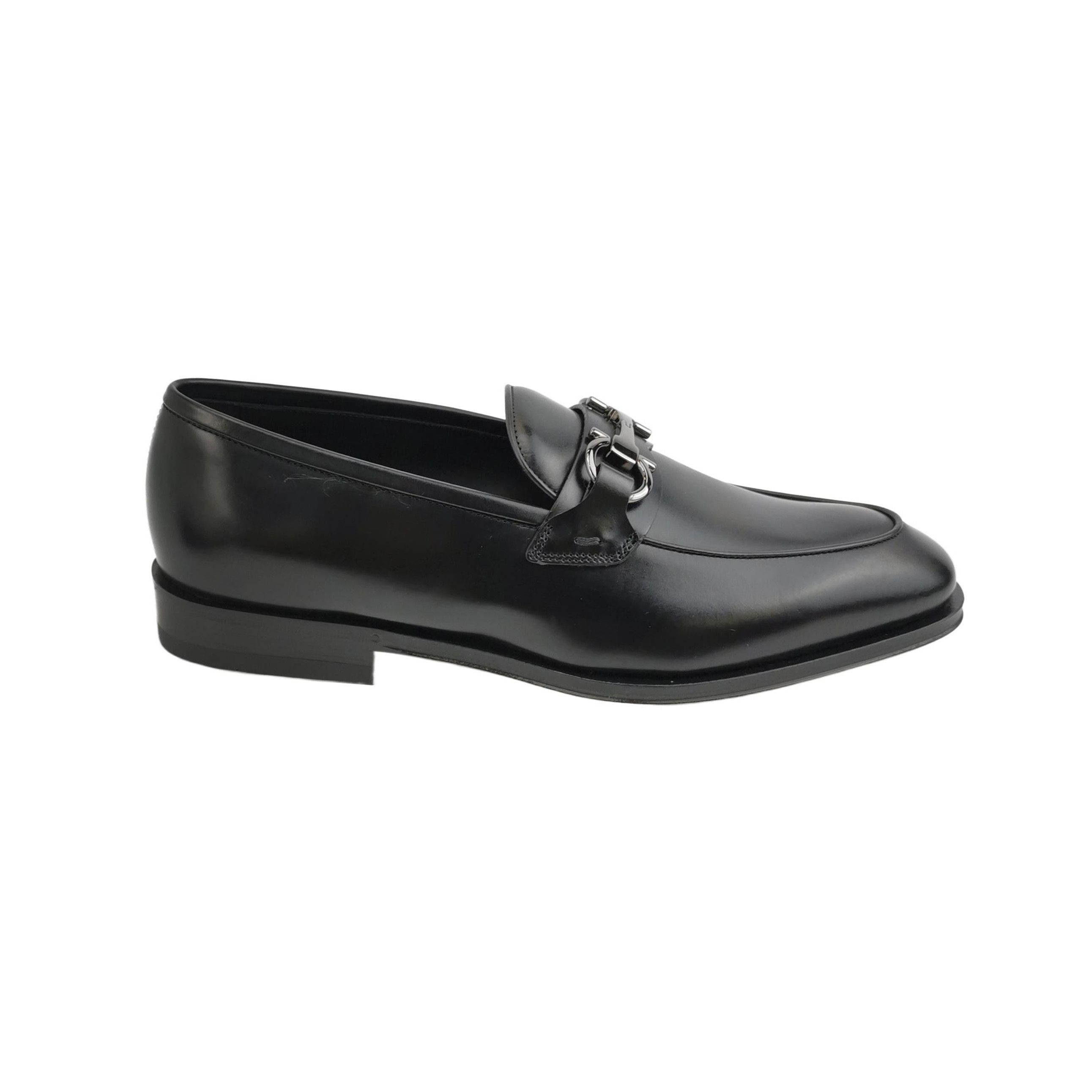 Salvatore Ferragamo Salvatore Ferragamo Gancini Leather Loafers US 7 Size US 7 / EU 40 - 2 Thumbnail