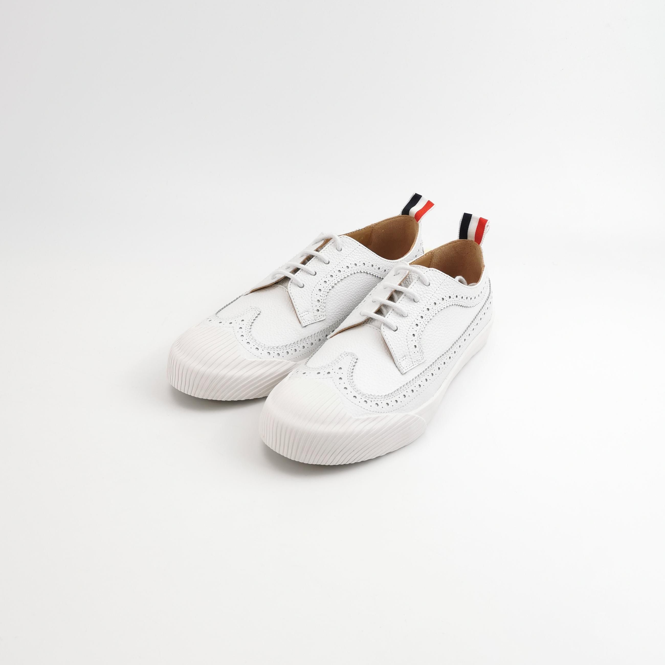 Thom Browne Thom Browne Wingtip Pebbled Leather Sneakers 40 Size US 7 / EU 40 - 3 Thumbnail