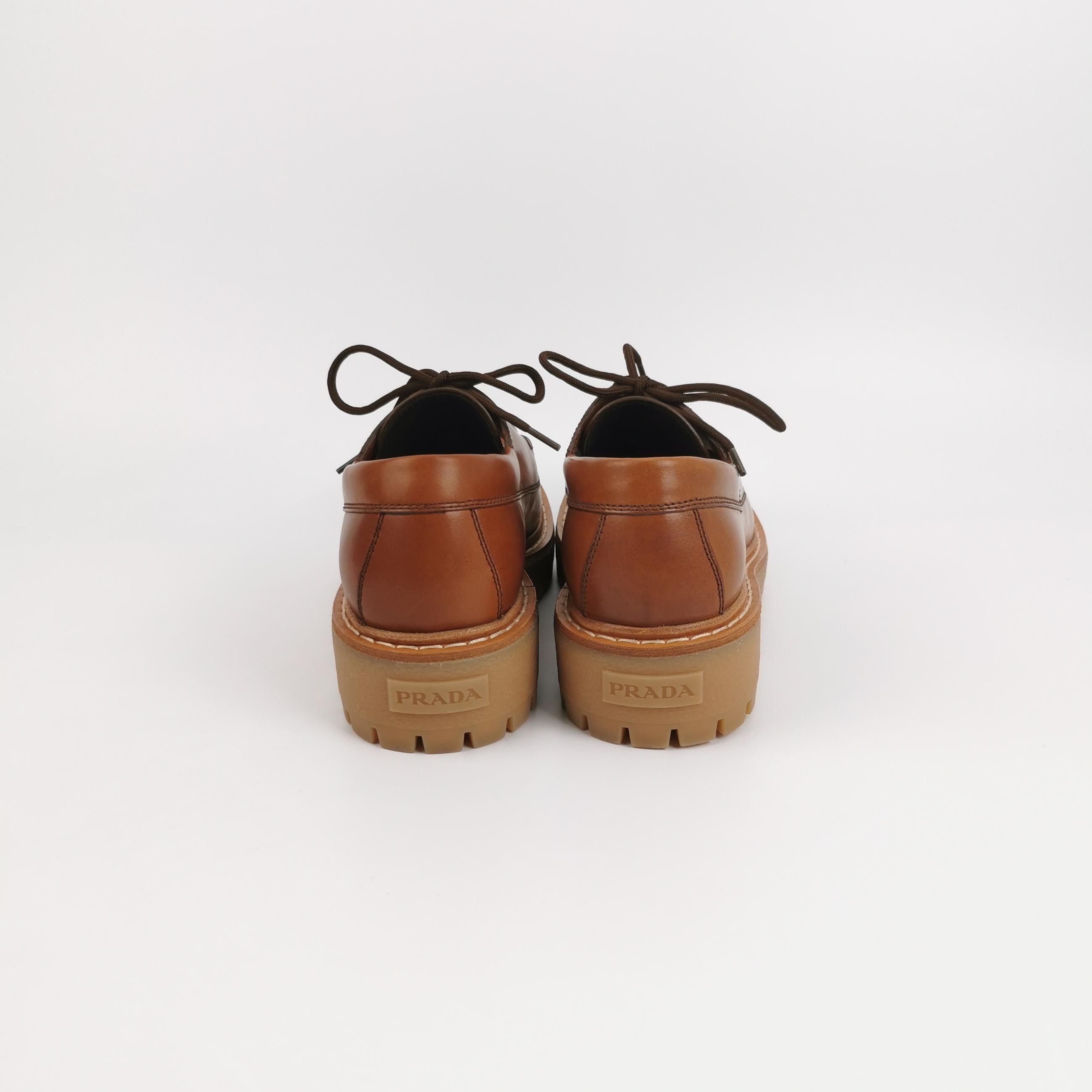 Prada Prada Leather Lug Sole Casual Shoes 41.5 Size US 8 / EU 41 - 5 Thumbnail