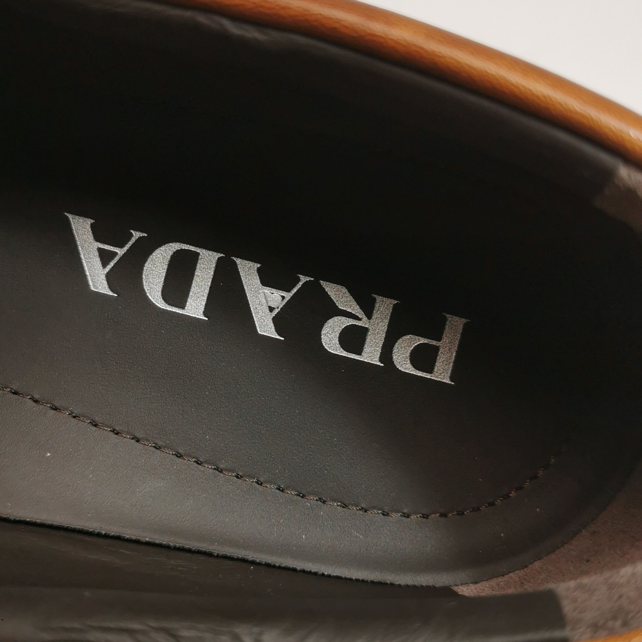 Prada Prada Leather Lug Sole Casual Shoes 41.5 Size US 8 / EU 41 - 12 Thumbnail
