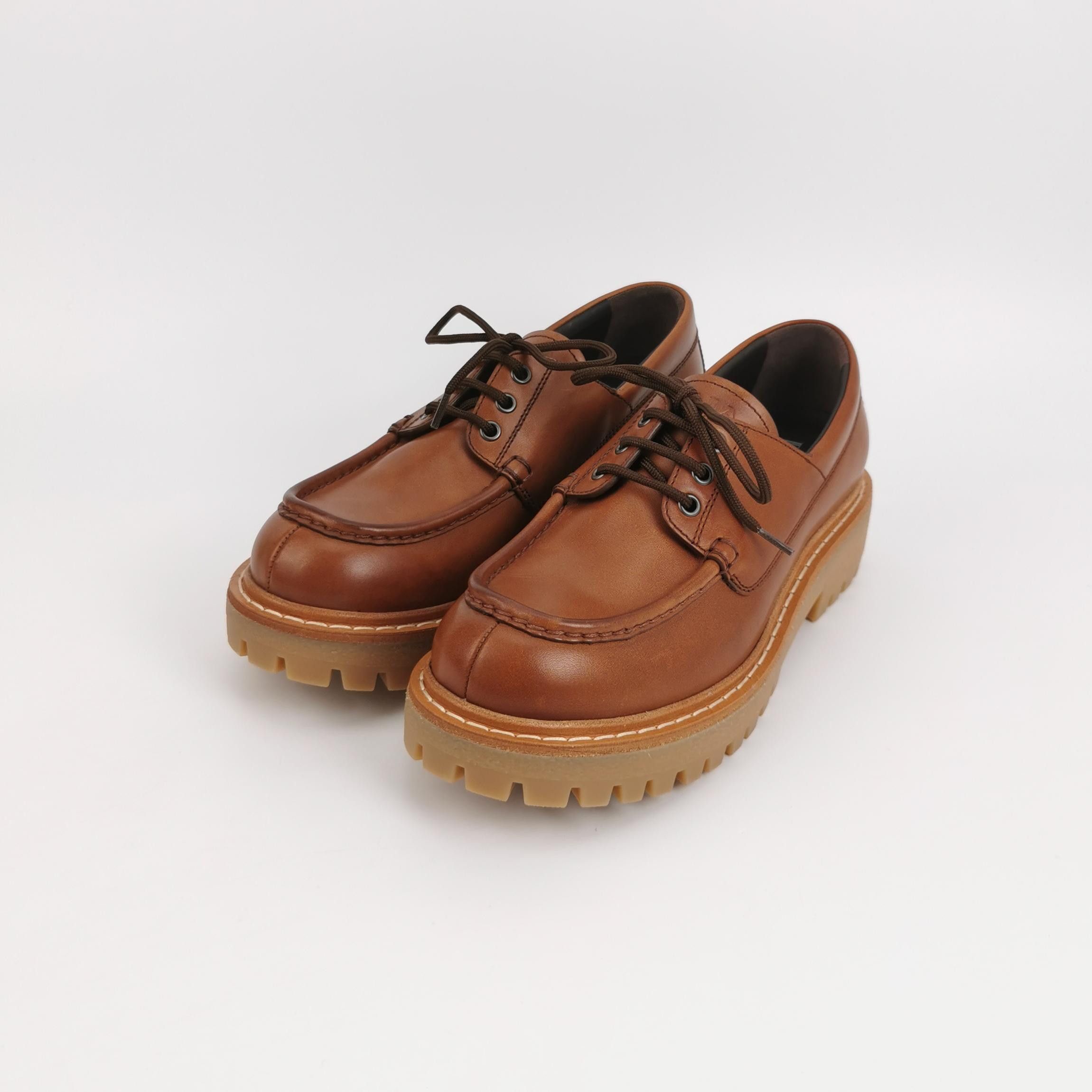 Prada Prada Leather Lug Sole Casual Shoes 41.5 Size US 8 / EU 41 - 3 Thumbnail