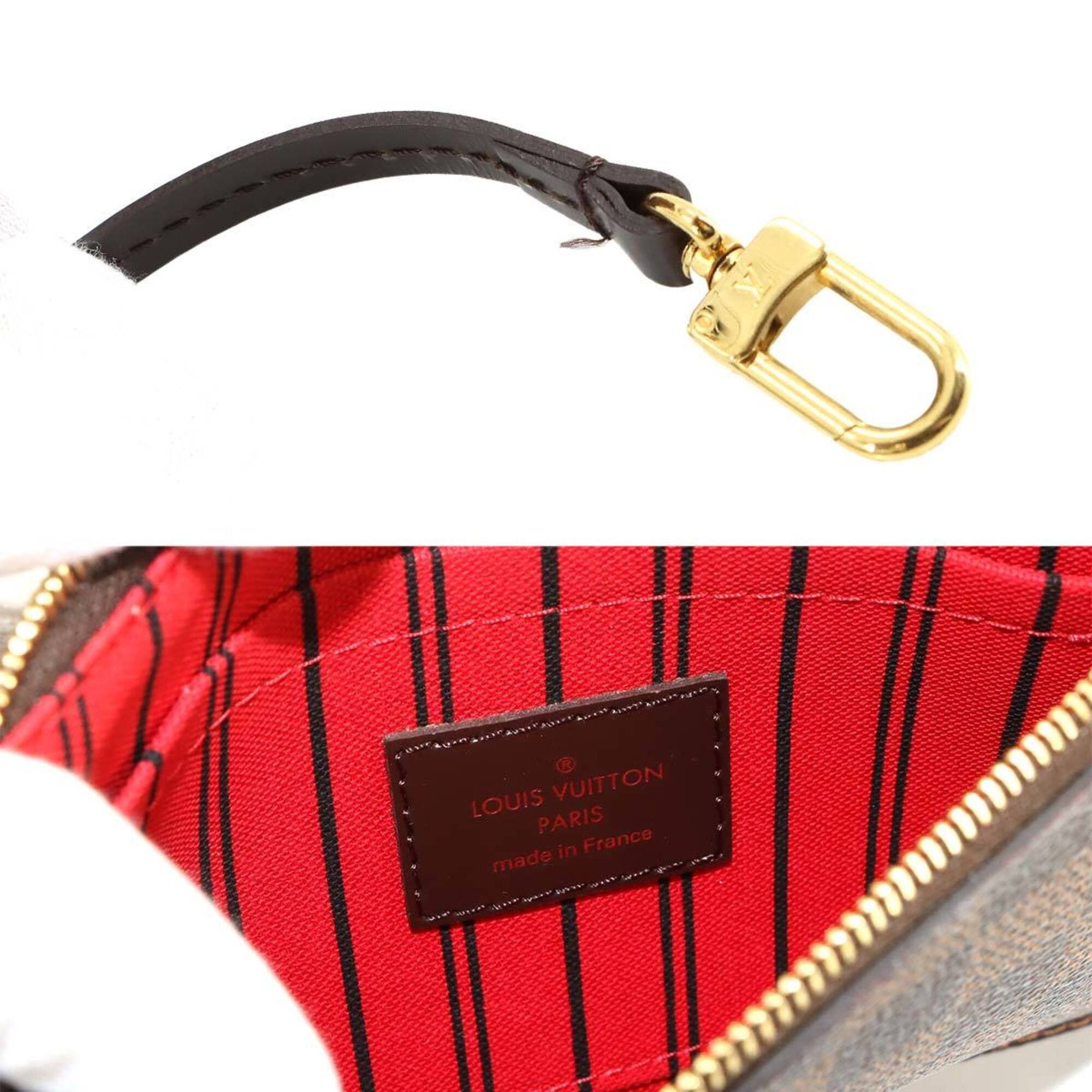 Louis Vuitton Louis Vuitton Damier Neverfull PM Tote Handbag, Ebene, N41359, Gold Hardware, Brown. Size ONE SIZE - 9 Thumbnail