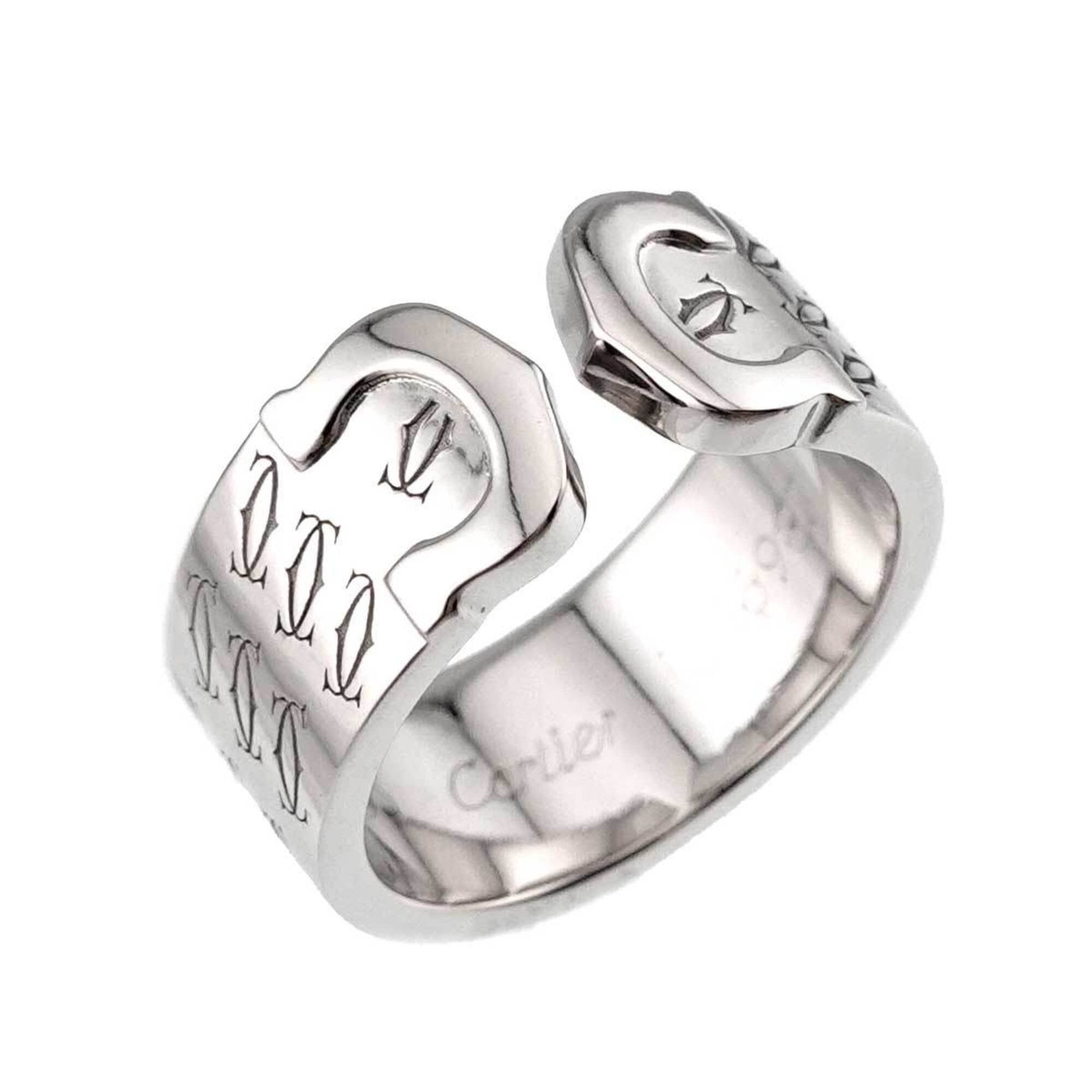 Cartier Cartier C2 #49 Ring, 18K WG White Gold 750, 2C Limited Edition, 2000. Size ONE SIZE - 5 Thumbnail