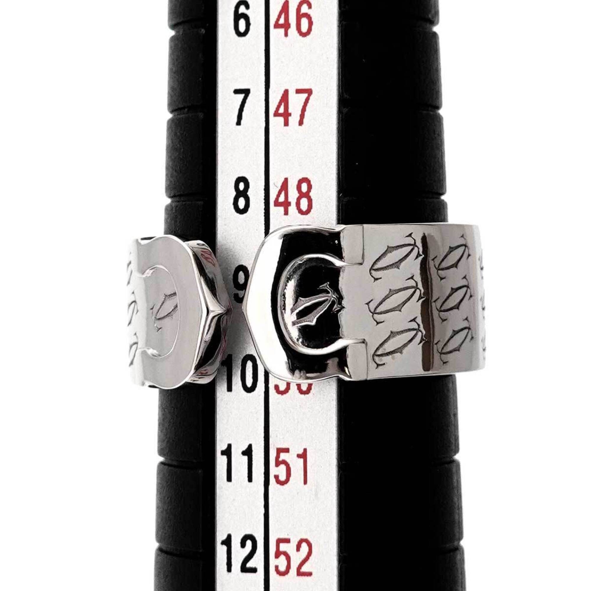 Cartier Cartier C2 #49 Ring, 18K WG White Gold 750, 2C Limited Edition, 2000. Size ONE SIZE - 7 Thumbnail