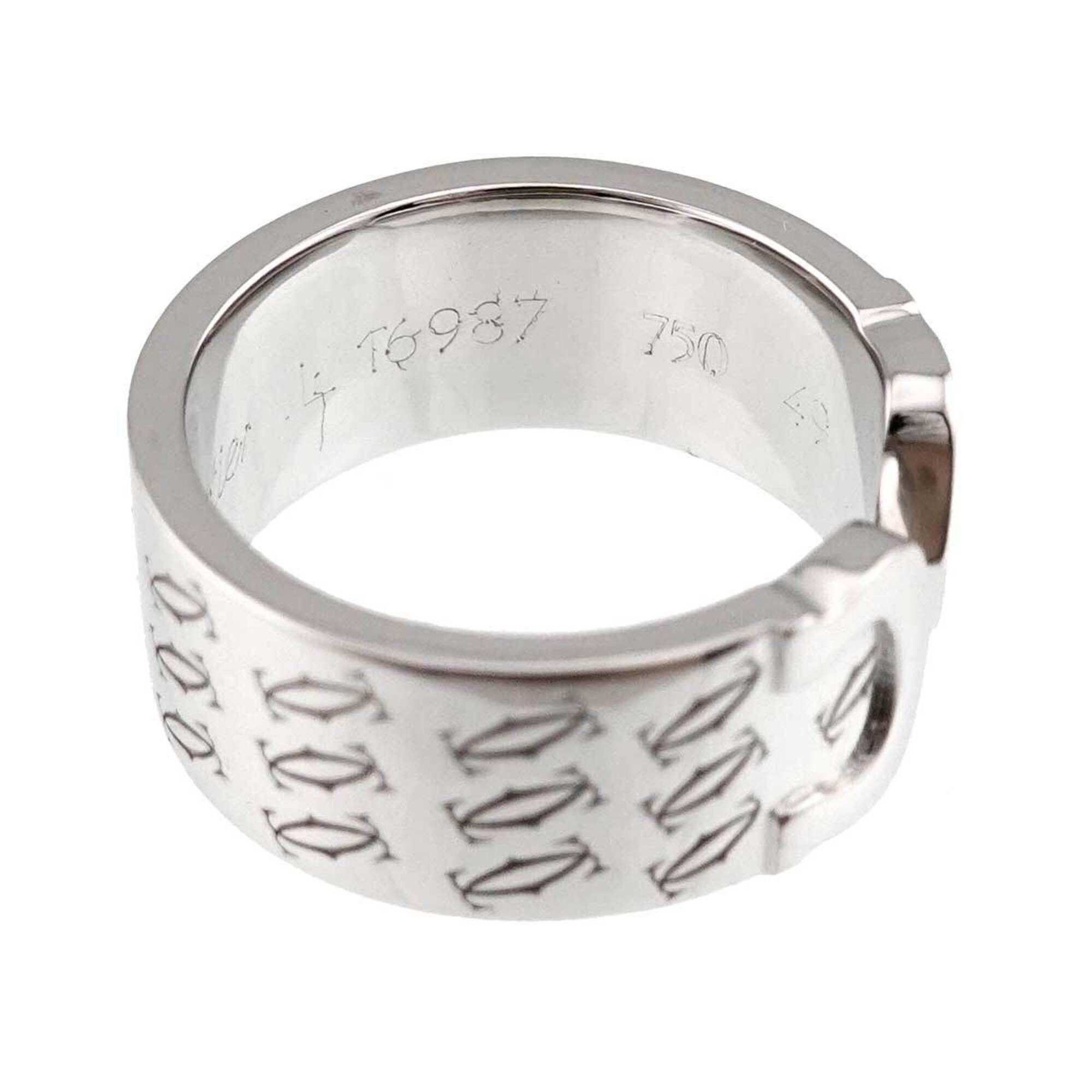 Cartier Cartier C2 #49 Ring, 18K WG White Gold 750, 2C Limited Edition, 2000. Size ONE SIZE - 4 Thumbnail