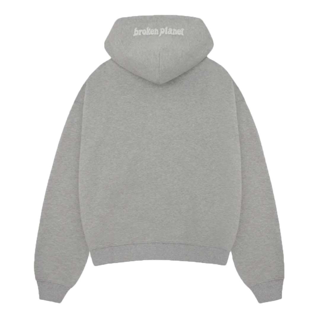 Broken Planet Heather Grey Zip Up Hoodie Size US L / EU 52-54 / 3 - 2 Thumbnail