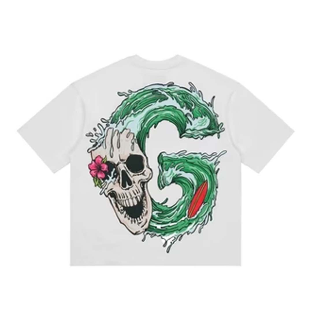Godspeed Surfs Up Tee White Size US XS / EU 42 / 0 - 2 Thumbnail