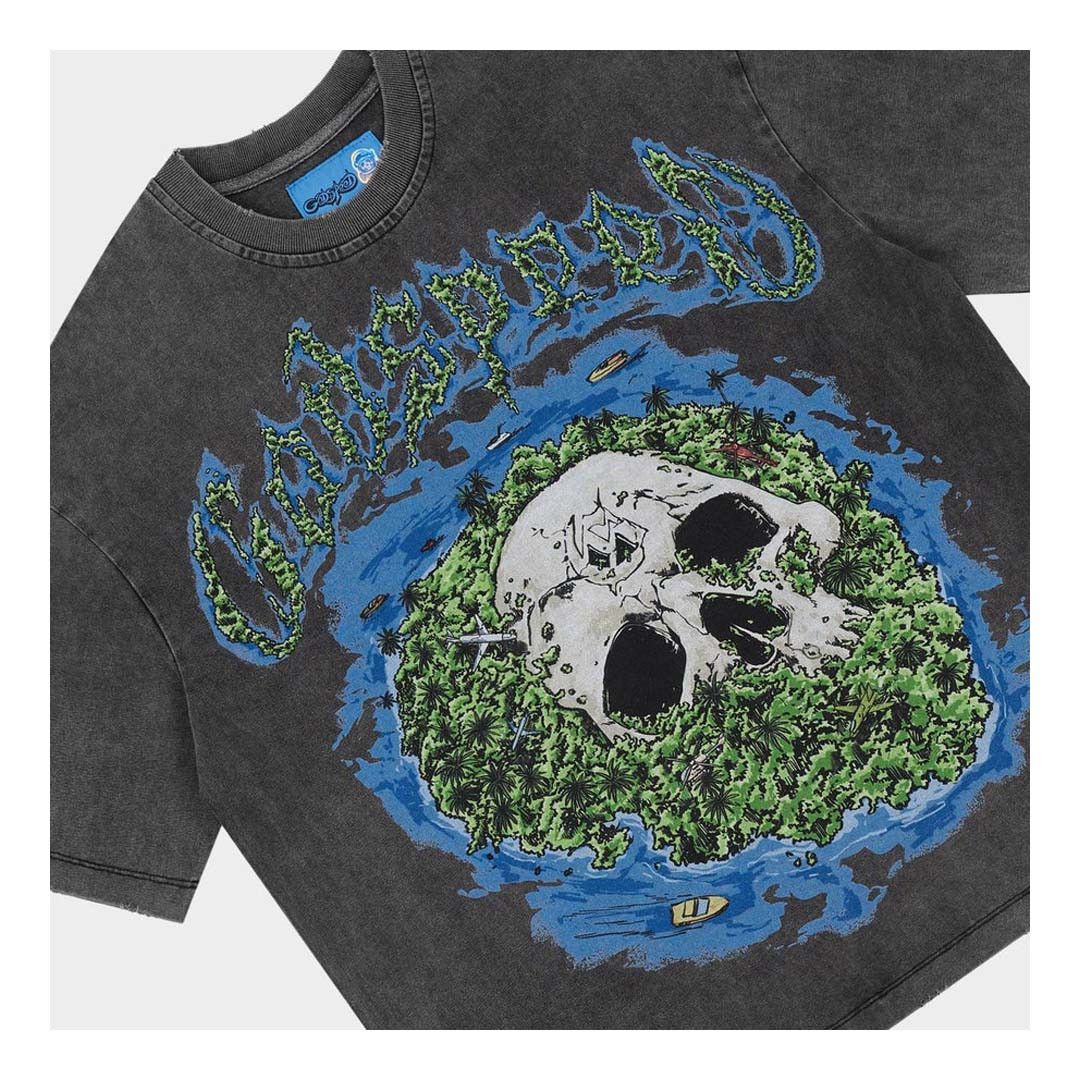 Godspeed Skull Island 2.0 Grey Wash Tee Size US M / EU 48-50 / 2 - 2 Thumbnail