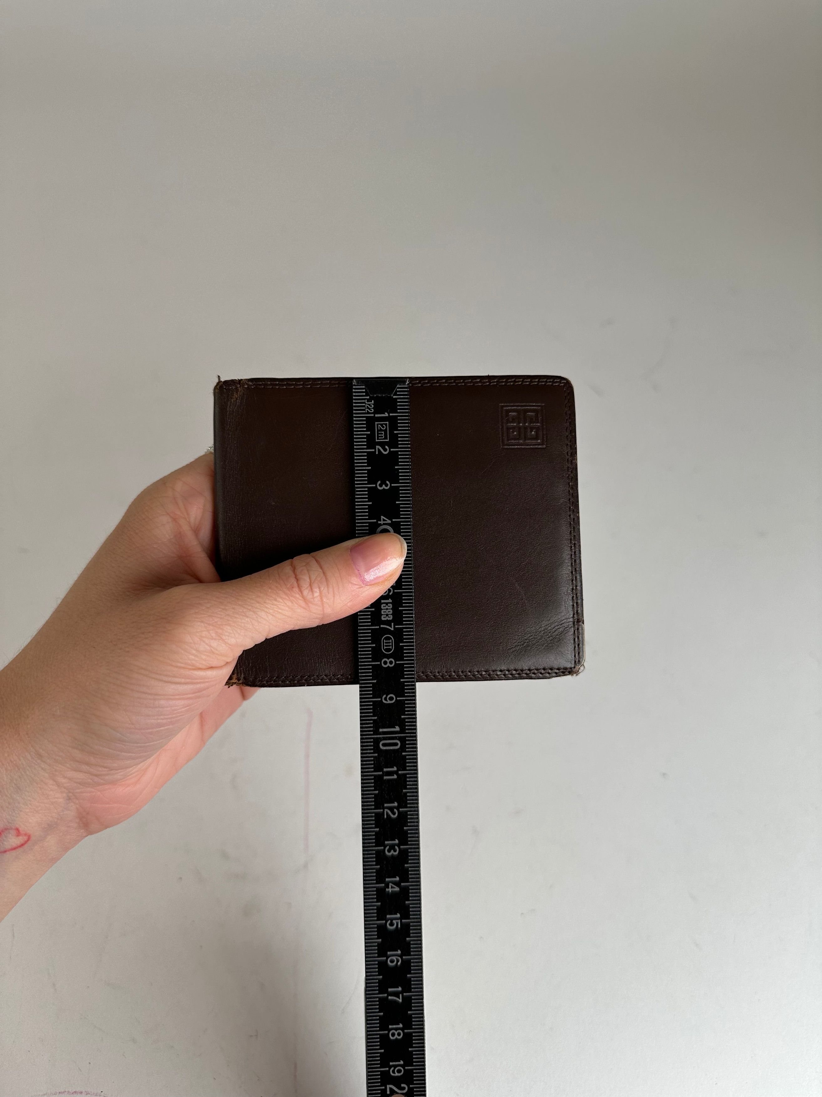 Givenchy Vintage Bifold Leather Bifold Wallet Dark Brown Size ONE SIZE - 10 Thumbnail