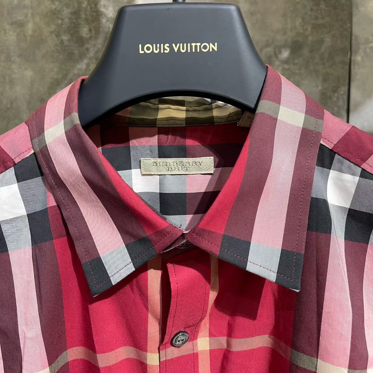 Burberry Burberry Plaid Red Shirt xl Men Size US XL / EU 56 / 4 - 3 Thumbnail