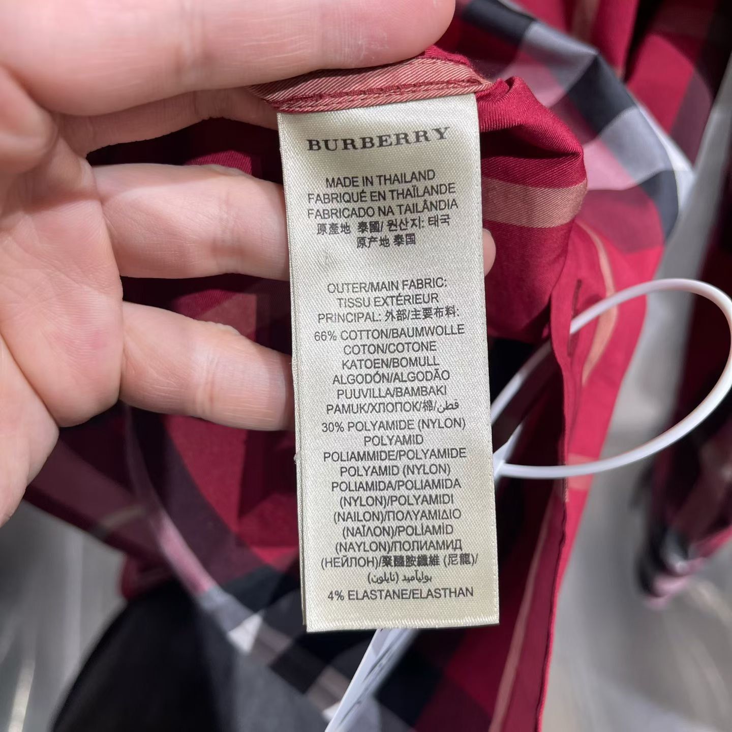 Burberry Burberry Plaid Red Shirt xl Men Size US XL / EU 56 / 4 - 6 Thumbnail