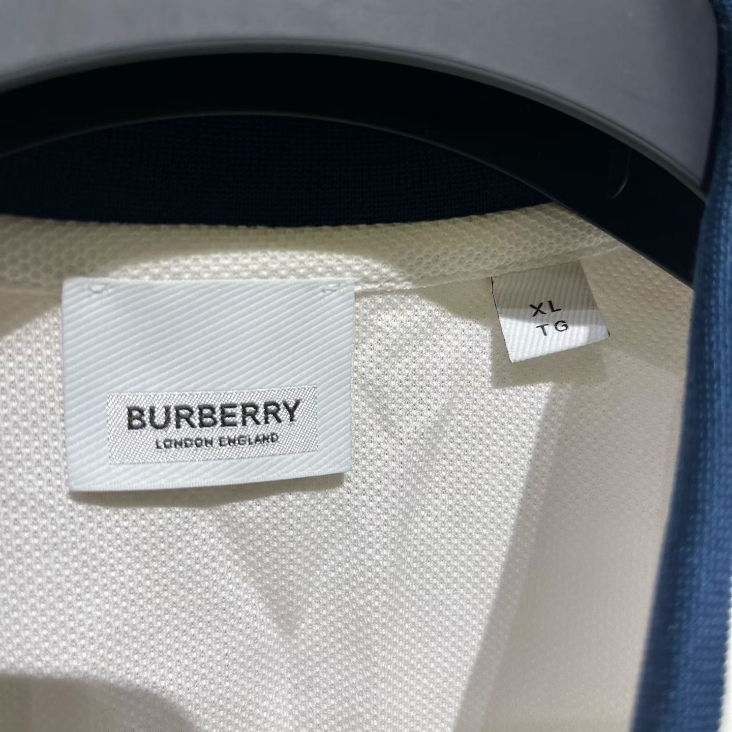 Burberry Burberry Knit Striped Blue Polo xl Men Size US XL / EU 56 / 4 - 3 Thumbnail