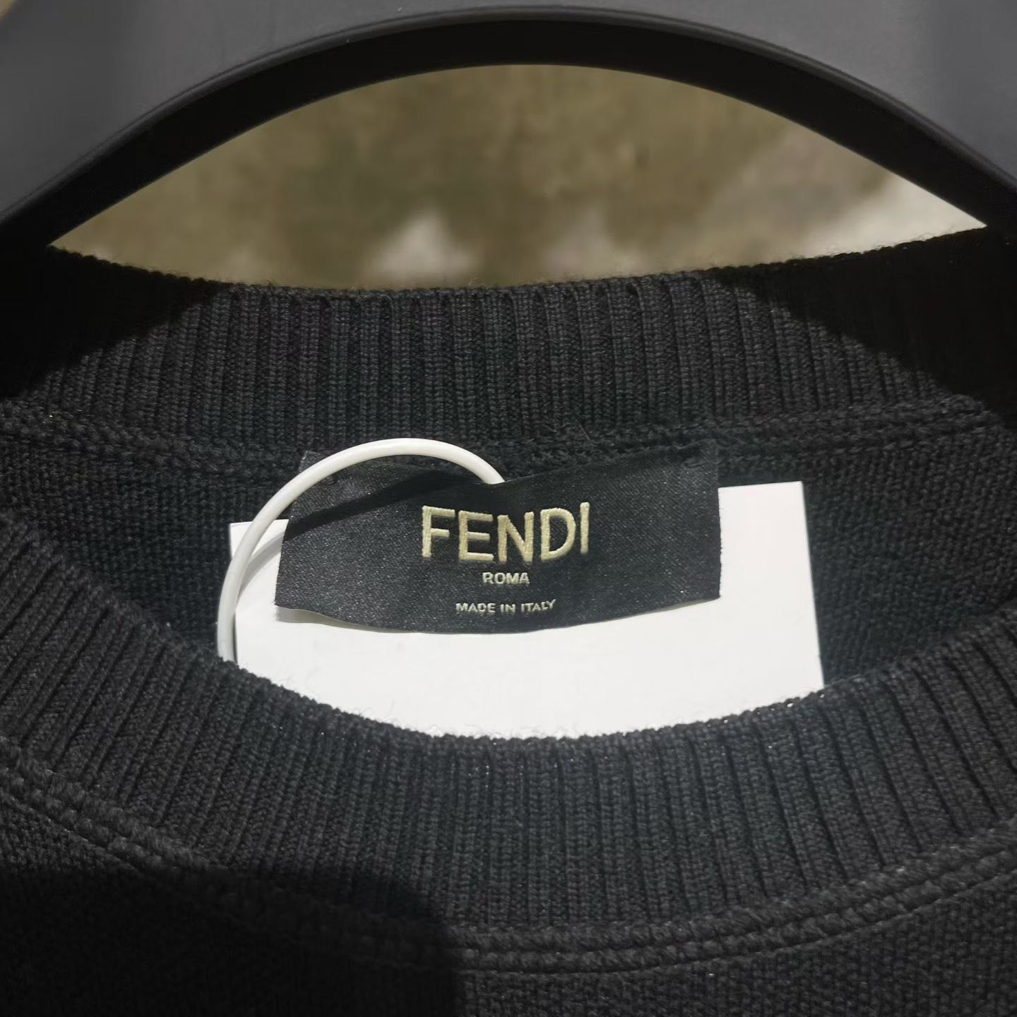 Fendi Fendi Wool Black Sweater m Men Size US M / EU 48-50 / 2 - 4 Thumbnail