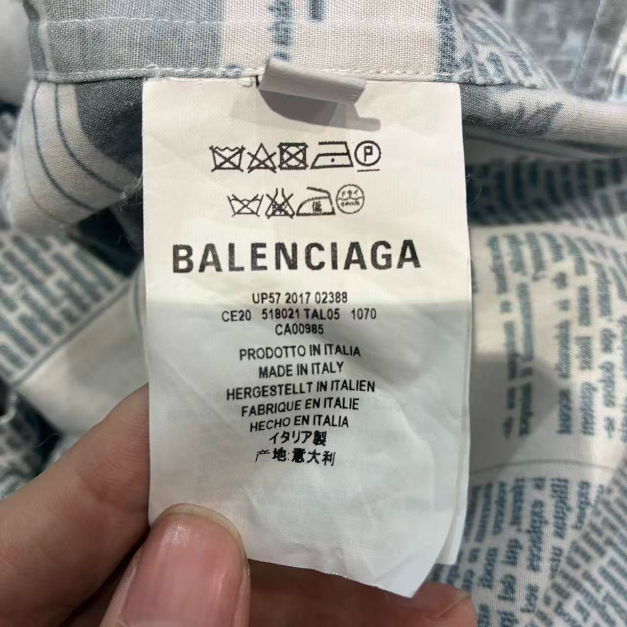 Balenciaga Balenciaga Shirt m Men Size US M / EU 48-50 / 2 - 5 Thumbnail