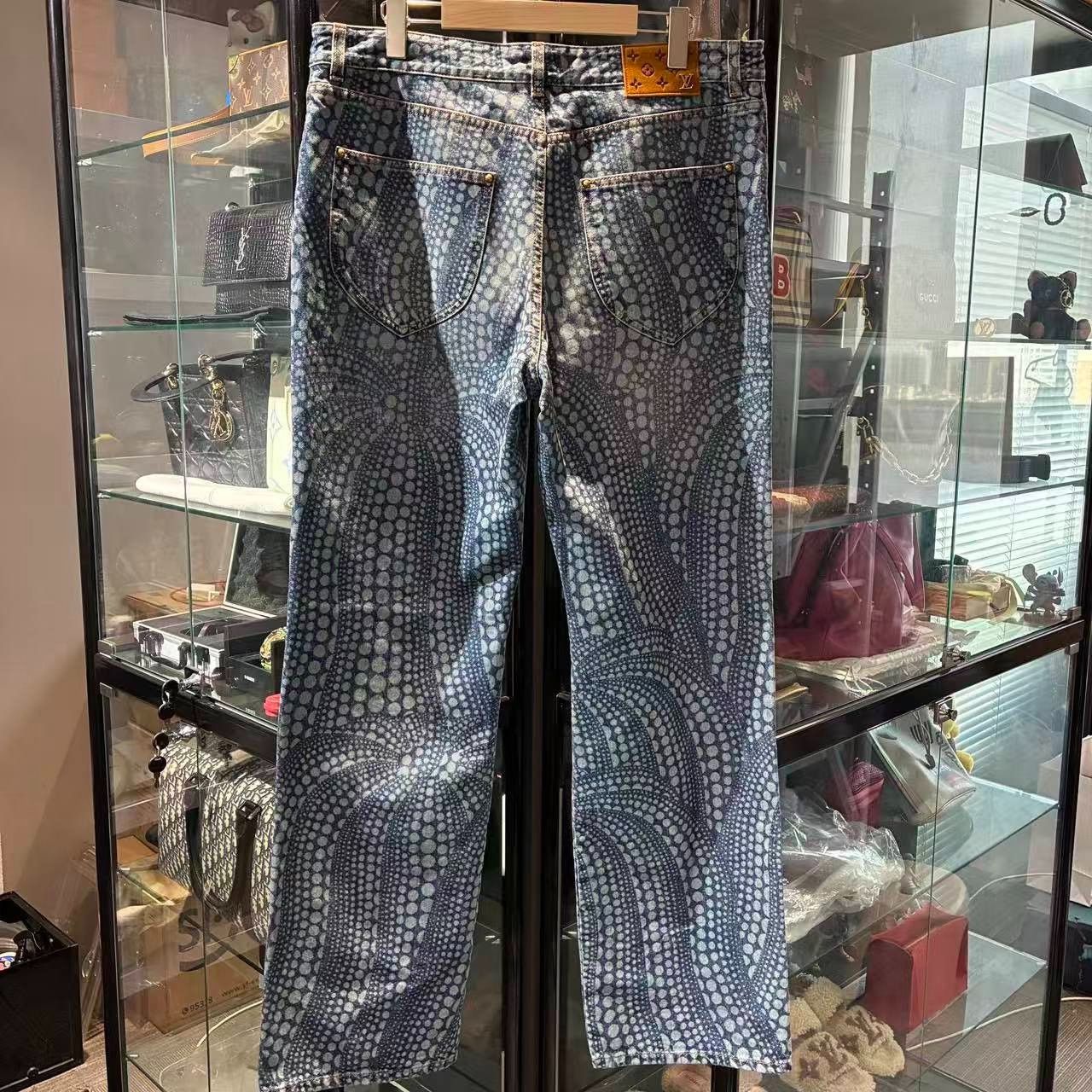 Louis Vuitton Louis Vuitton Orange Denim Jeans 32 Men Size US 32 / EU 48 - 2 Thumbnail