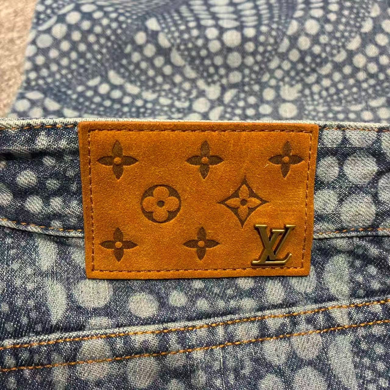 Louis Vuitton Louis Vuitton Orange Denim Jeans 32 Men Size US 32 / EU 48 - 4 Thumbnail