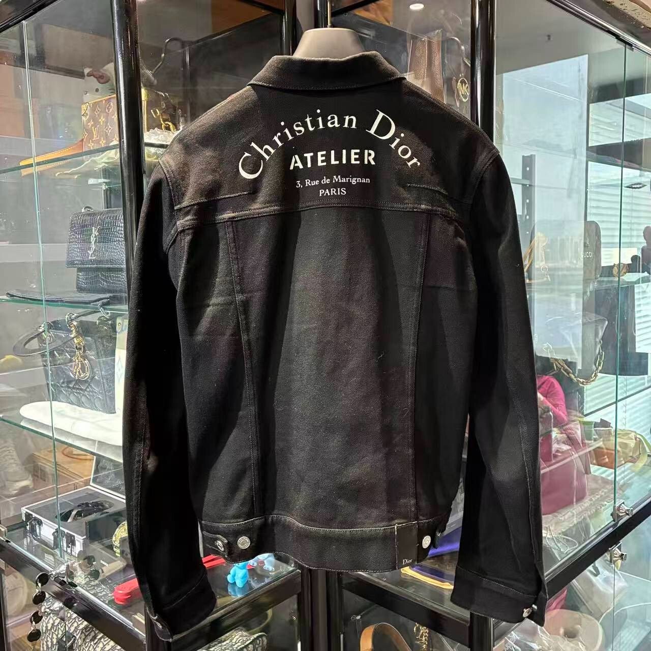Dior Dior Denim Black Light Jacket m Men Size US M / EU 48-50 / 2 - 2 Thumbnail