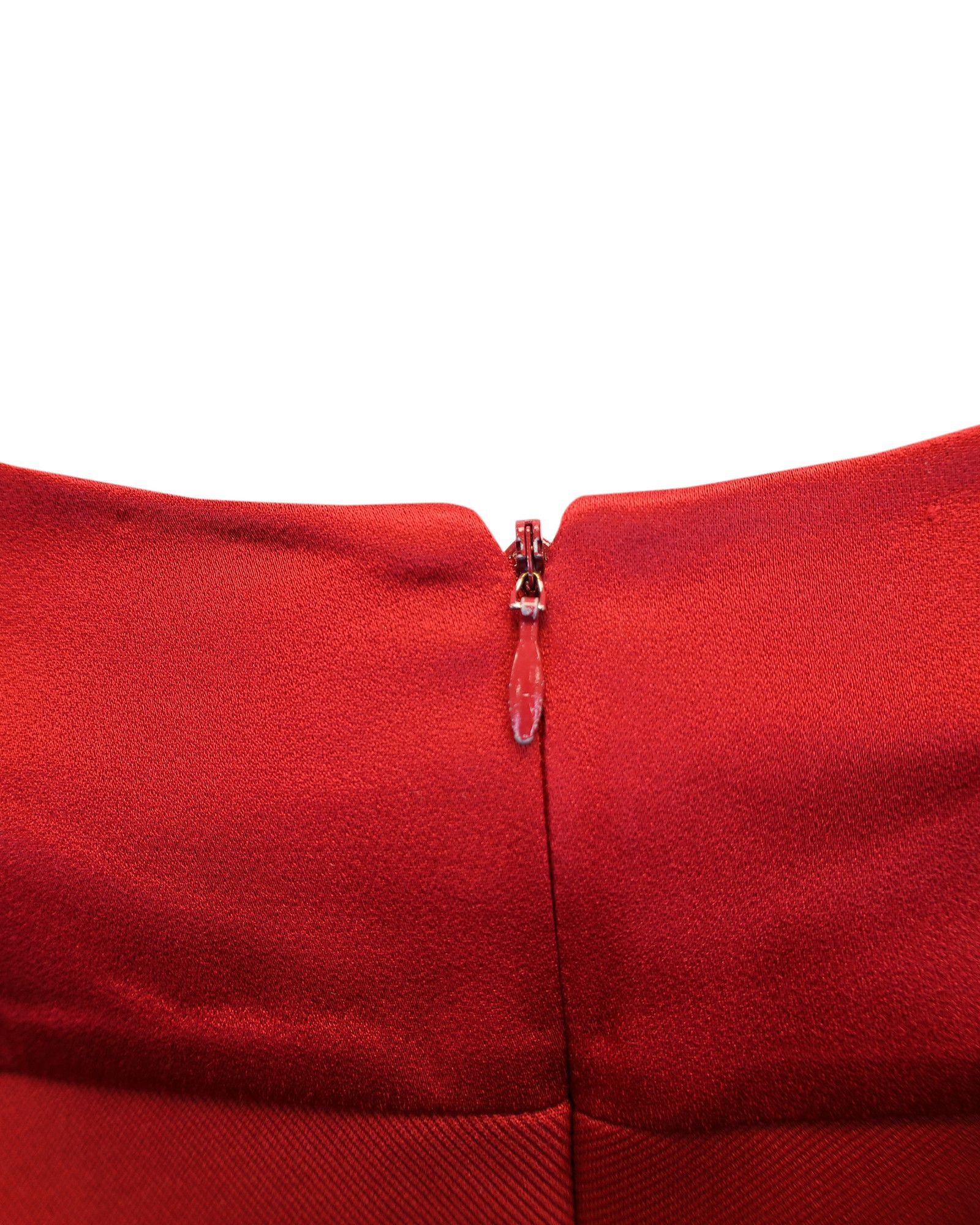 Diane von Furstenberg Diane Von Furstenberg Carpreena Ponte Mini Dress in Red Visc Size XS / US 0-2 / IT 36-38 - 4 Thumbnail