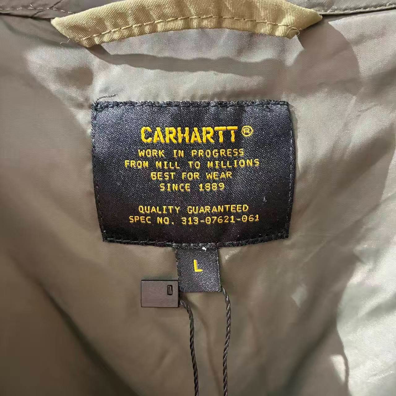 Carhartt Wip Carhartt WIP Green Heavy Coat l Men Size US L / EU 52-54 / 3 - 3 Thumbnail