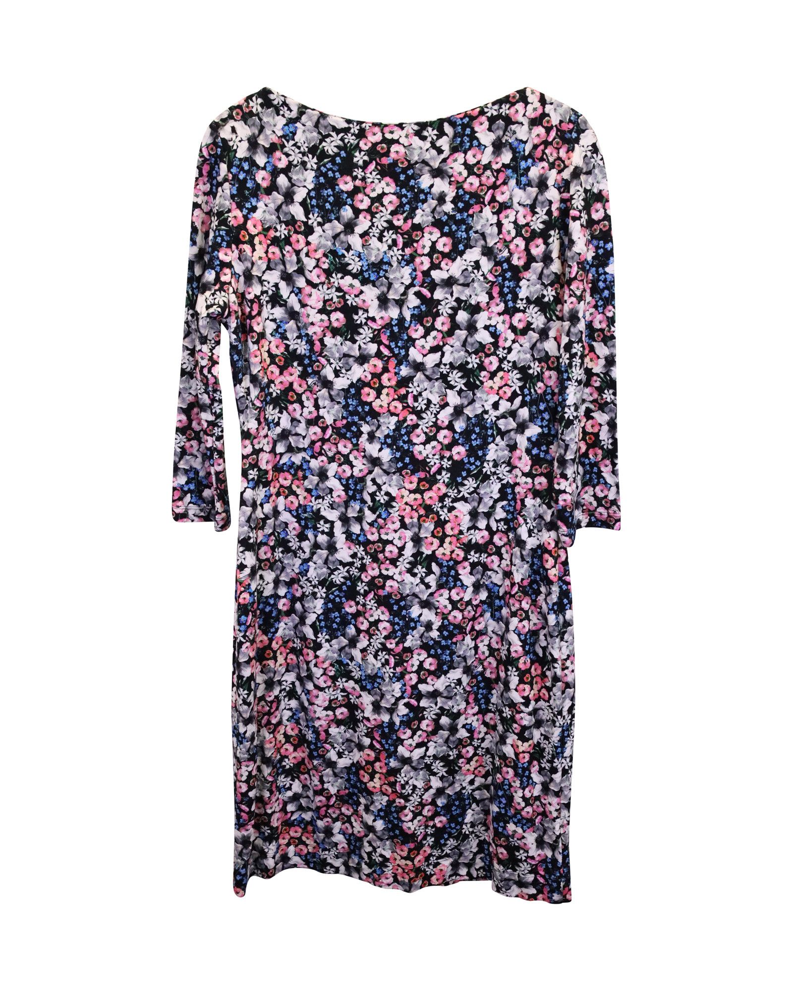 Erdem Erdem Reese Floral Knee-Length Dress in Multicolor Viscose Size S / US 4 / IT 40 - 3 Thumbnail