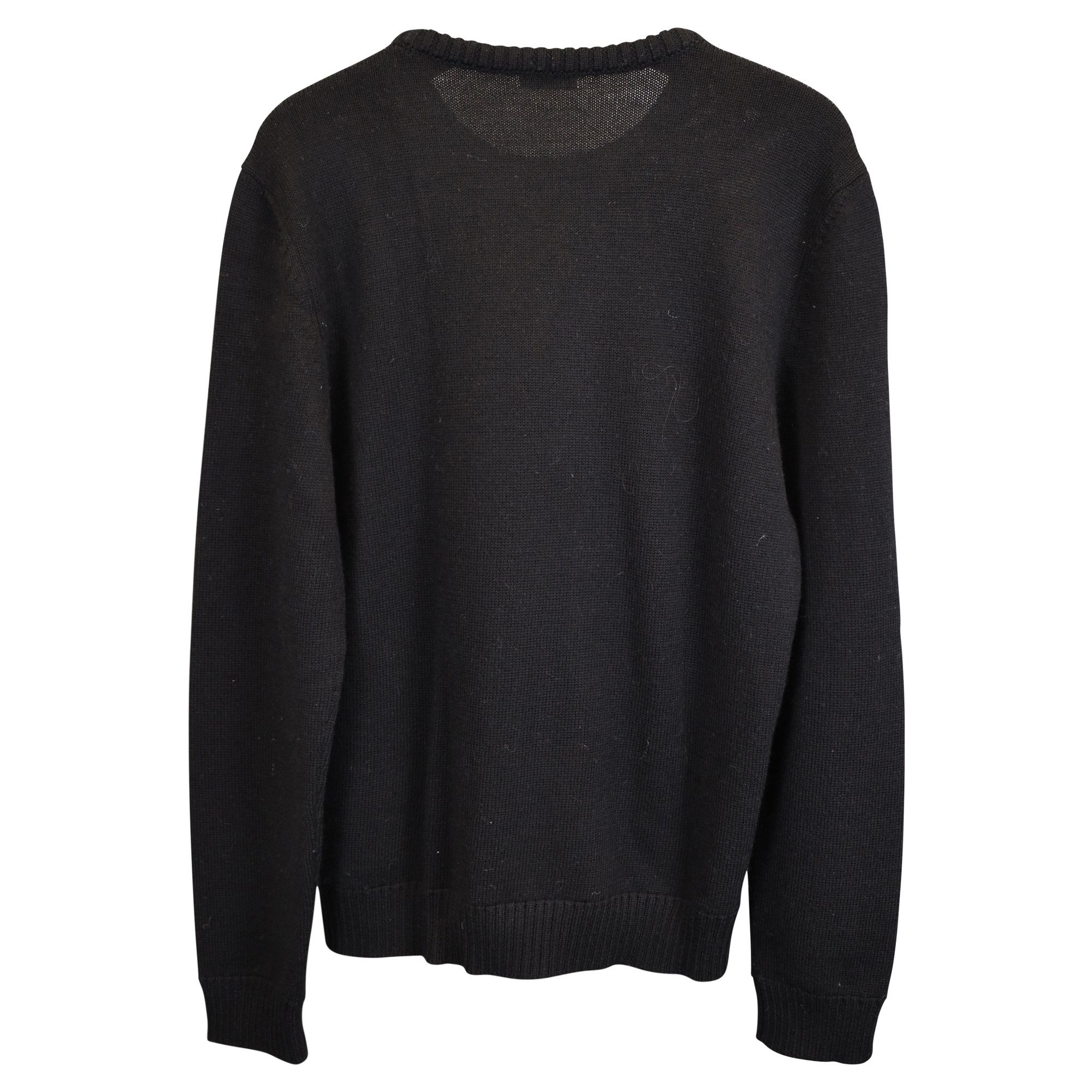 Saint Laurent Paris Saint Laurent Paris Sweet Dreams Shark Knitted Sweater in Bl Size US XXL / EU 58 / 5 - 4 Thumbnail