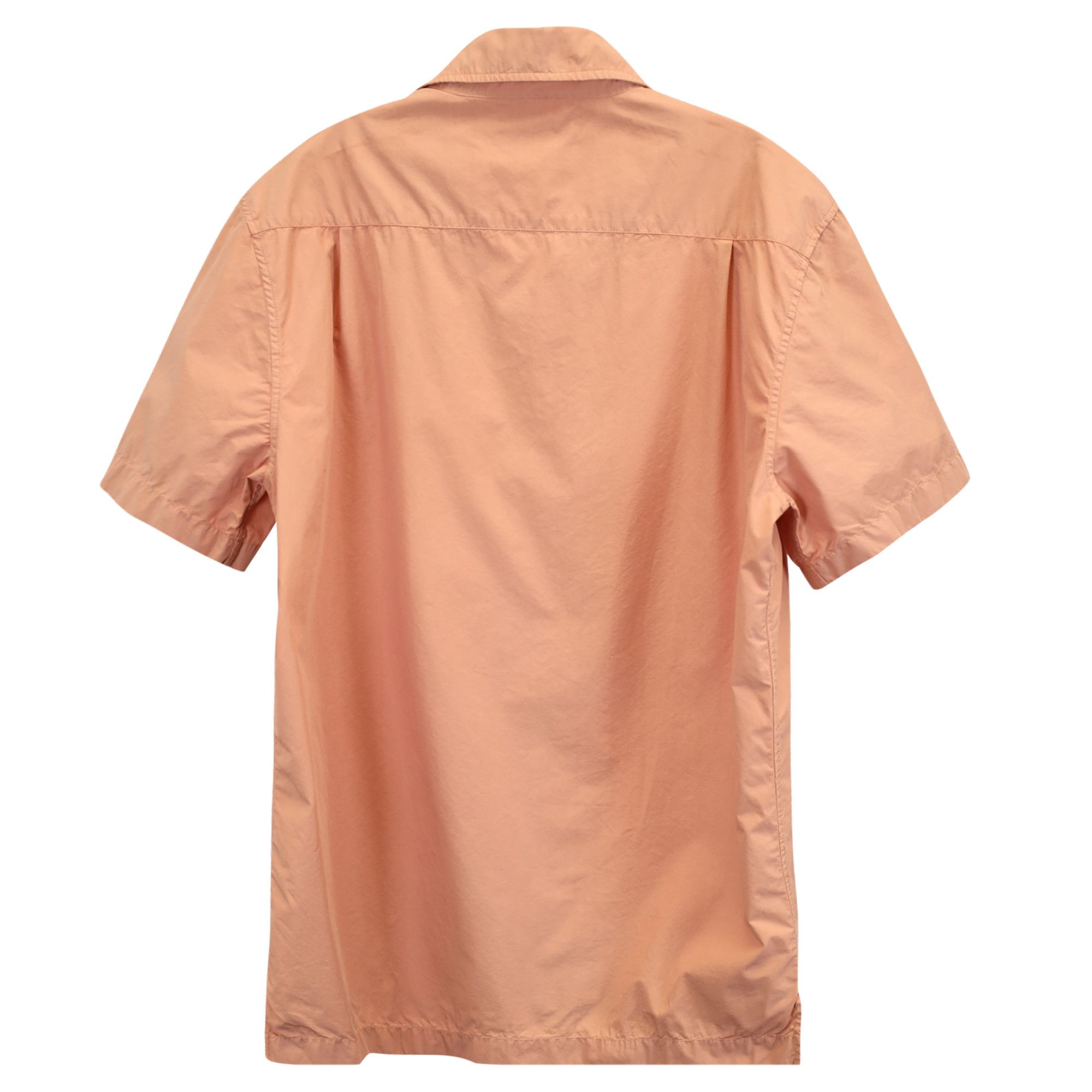 Mr P. Mr. P Camp Collar Garment-Dyed Shirt in Coral Cotton Size US L / EU 52-54 / 3 - 3 Thumbnail