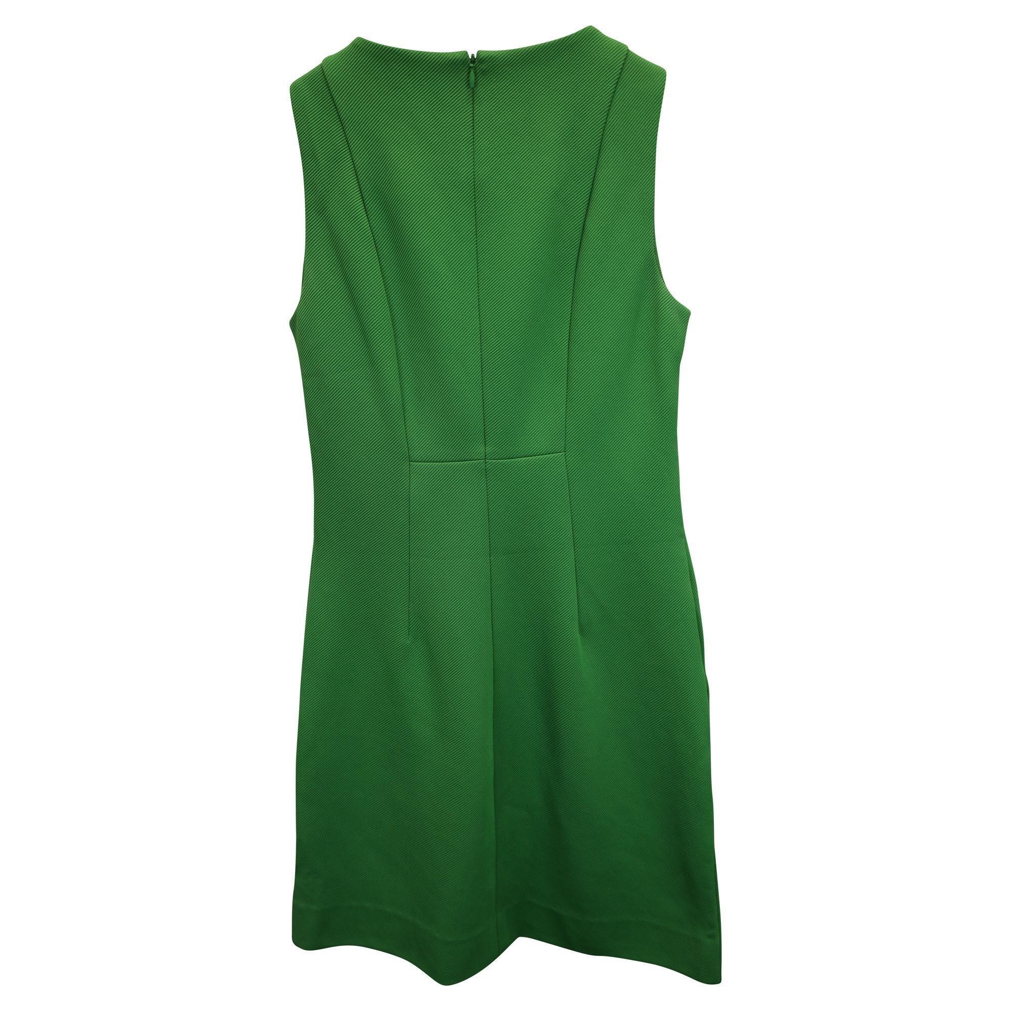Diane von Furstenberg Diane Von Furstenberg Sleeveless Dress in Green Polyester Size XS / US 0-2 / IT 36-38 - 3 Thumbnail
