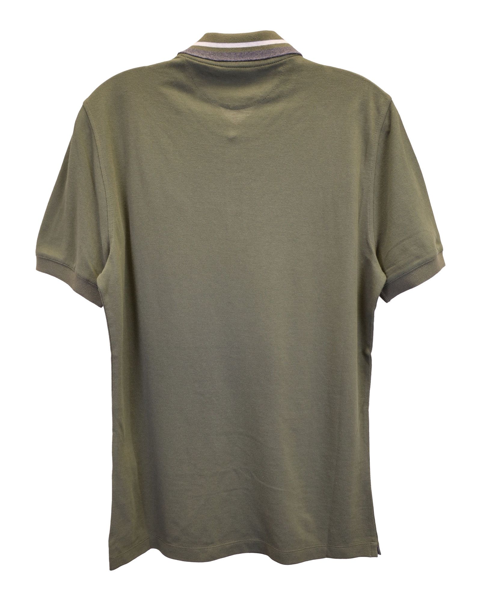 Brunello Cucinelli Brunello Cucinelli Polo Shirt in Army Green Cotton Pique Size US XS / EU 42 / 0 - 3 Thumbnail