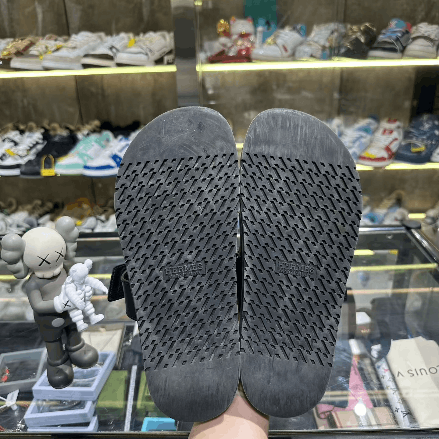 Hermes Hermes Black Sandals 7 Men Size US 7 / EU 40 - 6 Thumbnail
