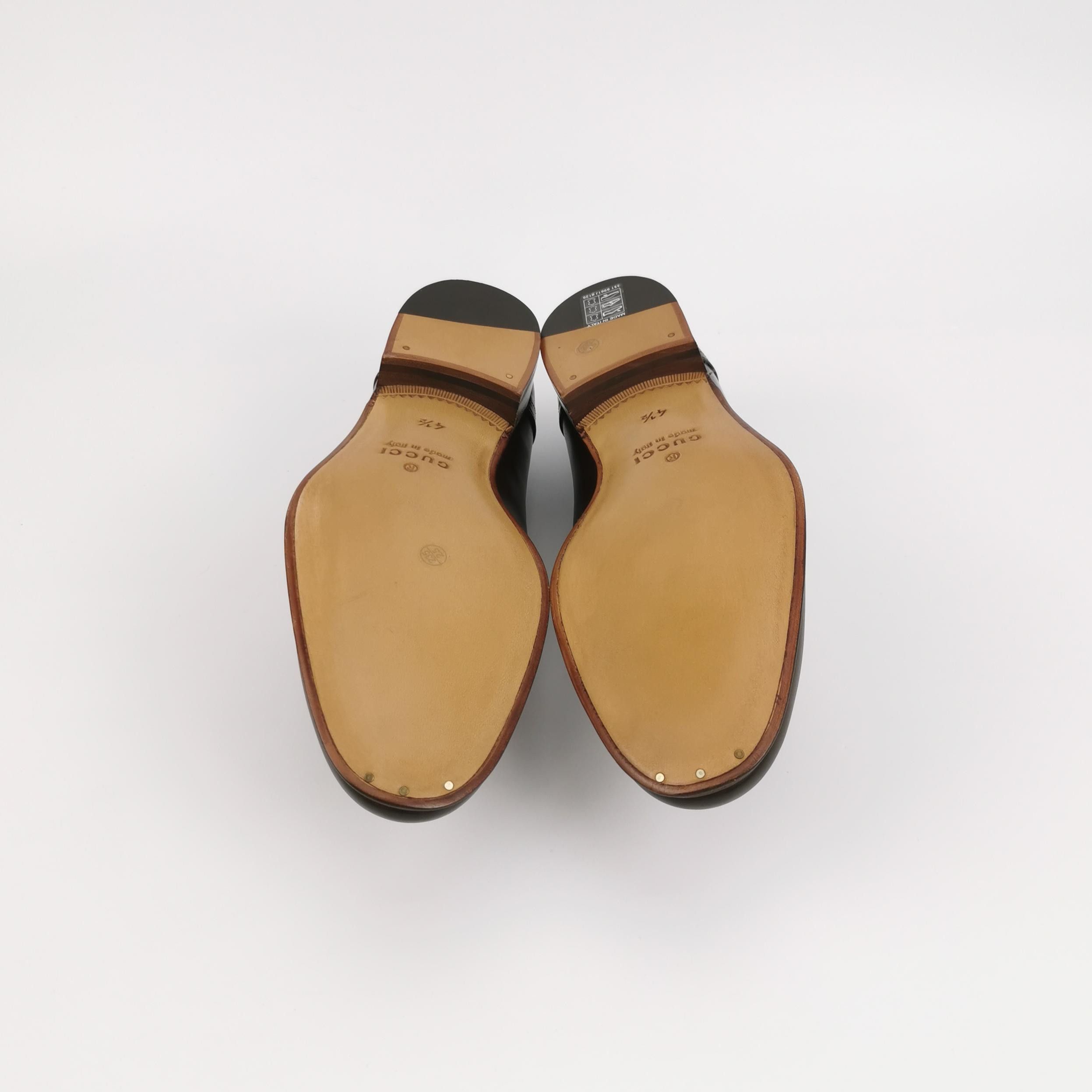 Gucci Gucci Interlocking G Leather Loafers Size 38.5 Size US 5.5 / EU 38 - 6 Thumbnail