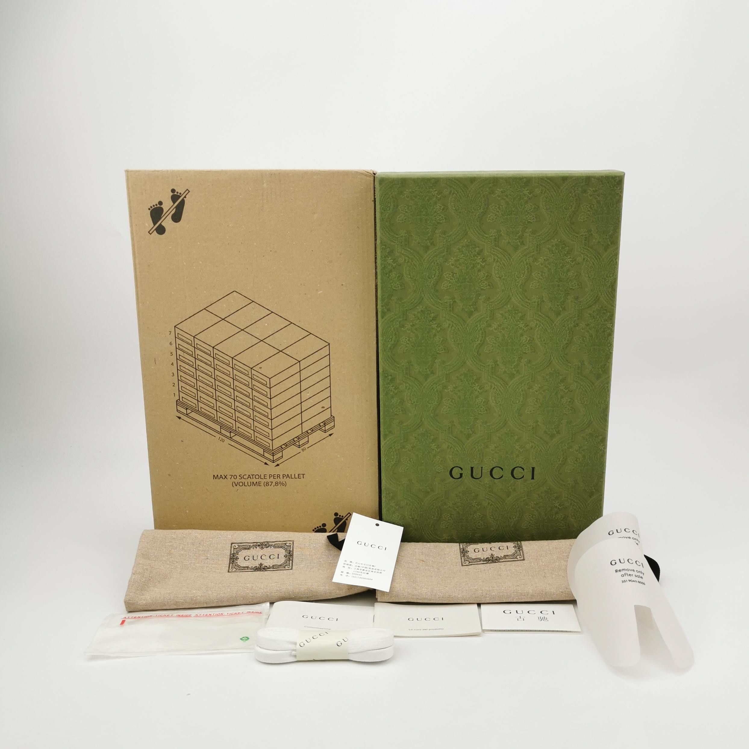 Gucci Gucci Bee Pattern Ace Sneakers 47 Size US 14 / EU 47 - 7 Thumbnail