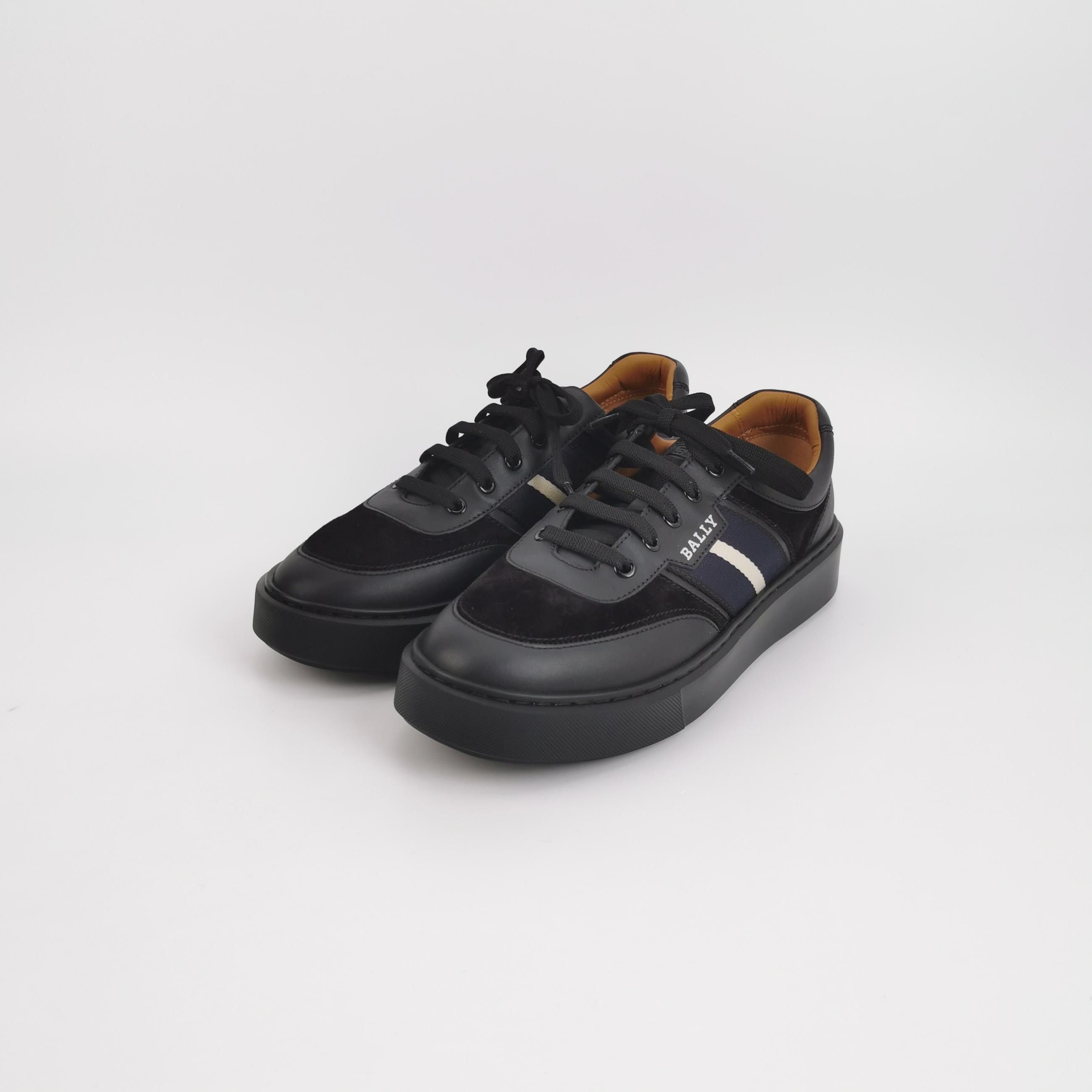Bally Bally Striped Logo Leather Sneakers 43 Size US 10 / EU 43 - 3 Thumbnail