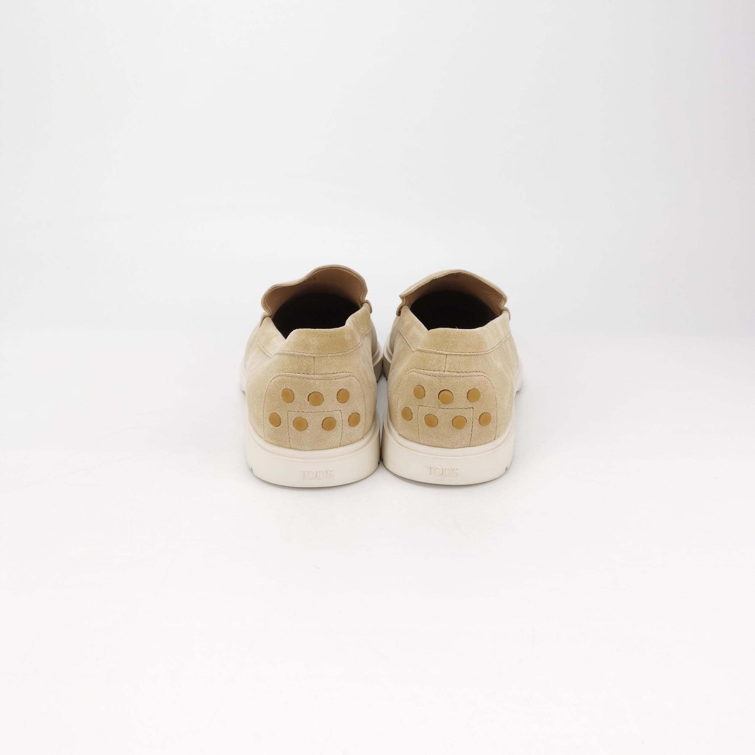Tod's Tod's Suede Pebble Heel Loafers Size 9.5 Size US 9 / EU 42 - 5 Thumbnail