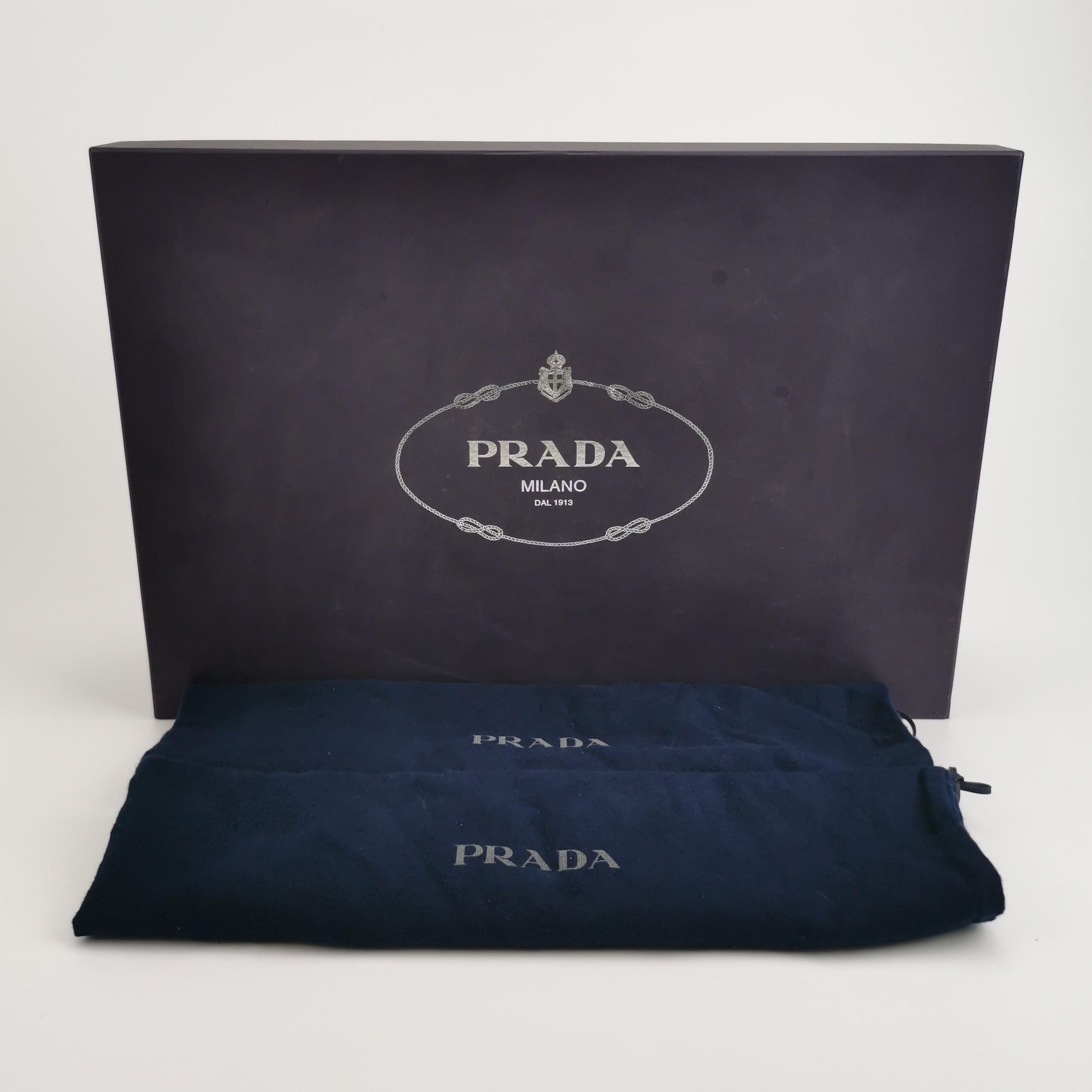 Prada Prada Calfskin Chunky Sole Tall Boots 40.5 Size US 10.5 / IT 40.5 - 7 Thumbnail
