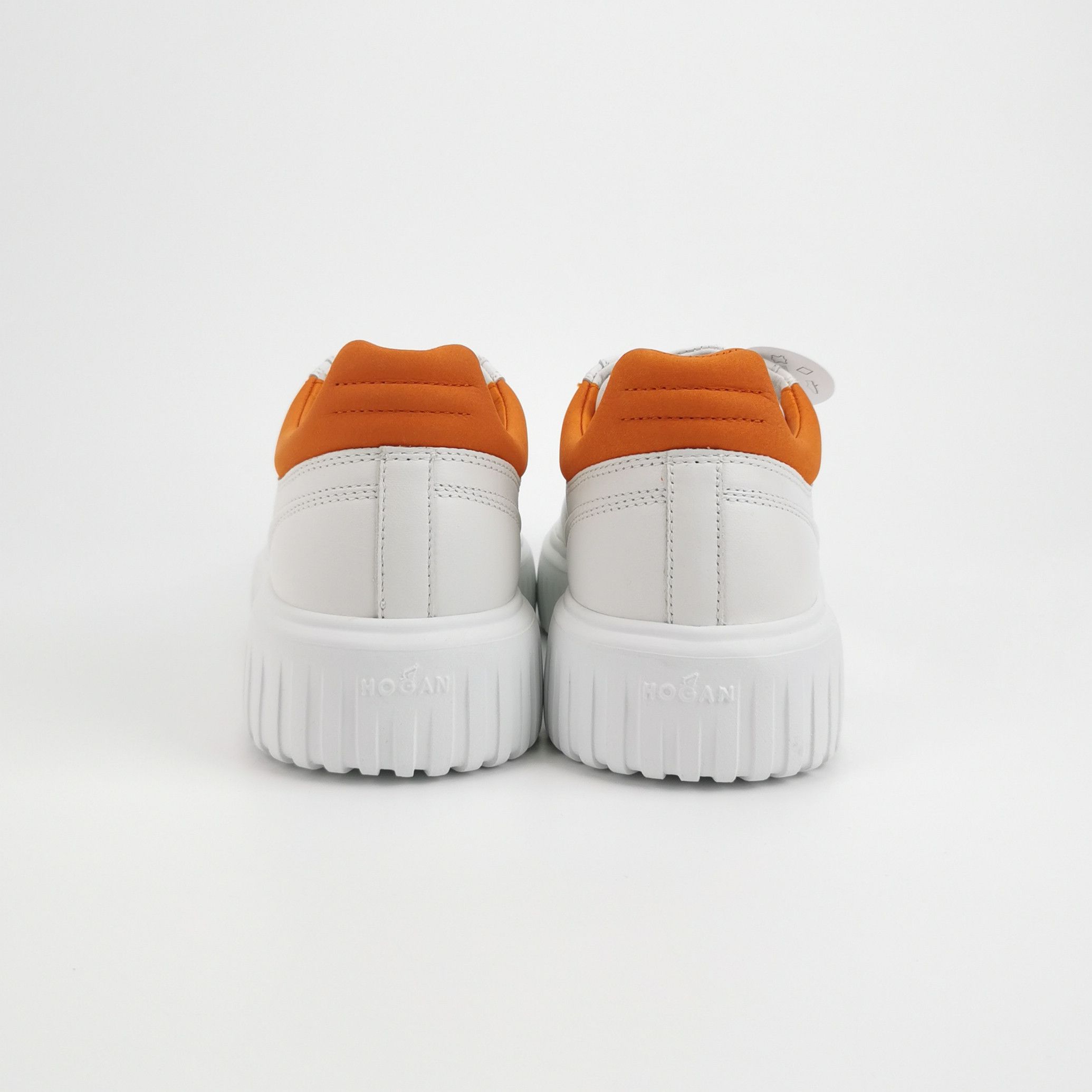 Hogan Hogan H-Stripes White Orange Sneakers 40 Size US 7 / EU 40 - 5 Thumbnail