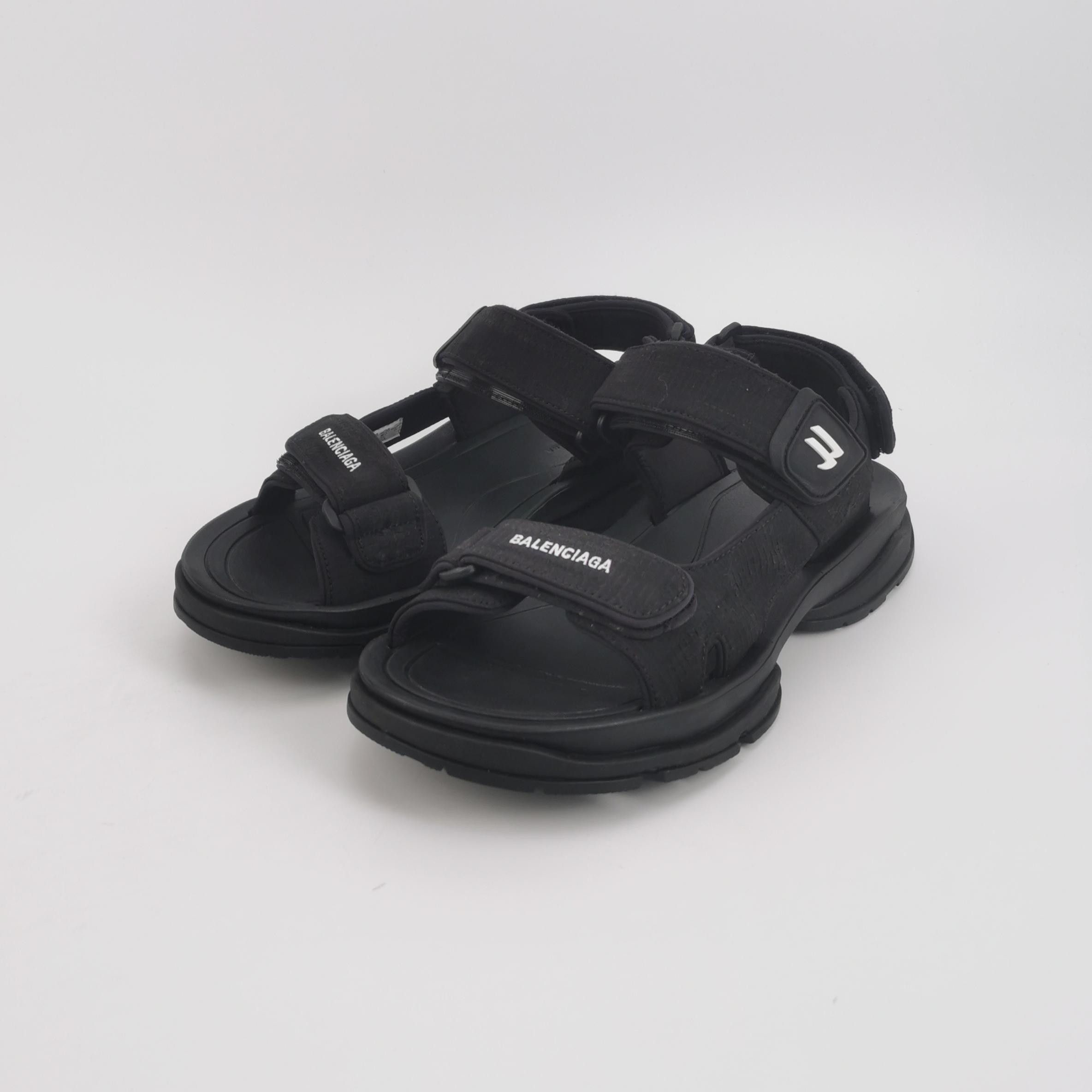 Balenciaga Balenciaga Tourist Logo Sandals 41 Size US 8 / EU 41 - 3 Thumbnail